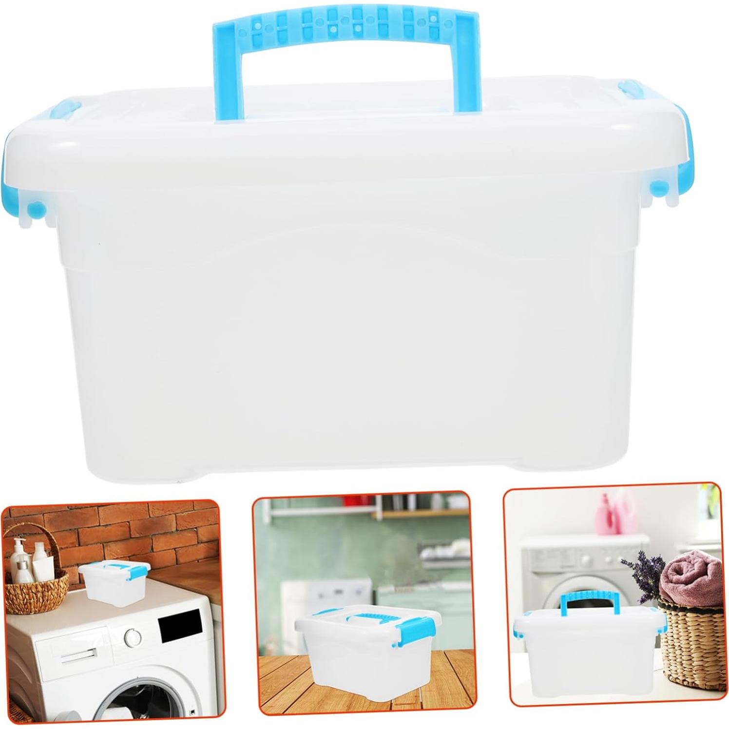 Organizador de lavandería Healeved caja plástica 20x15cm