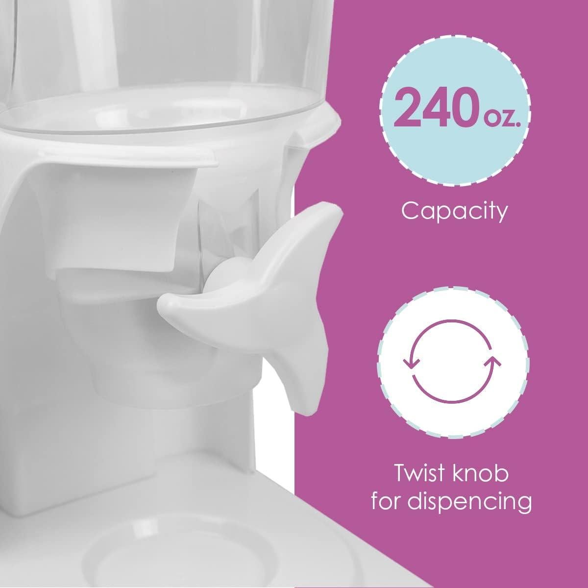 Dispensador de Cereal Home Basics Blanco 15 Tazas