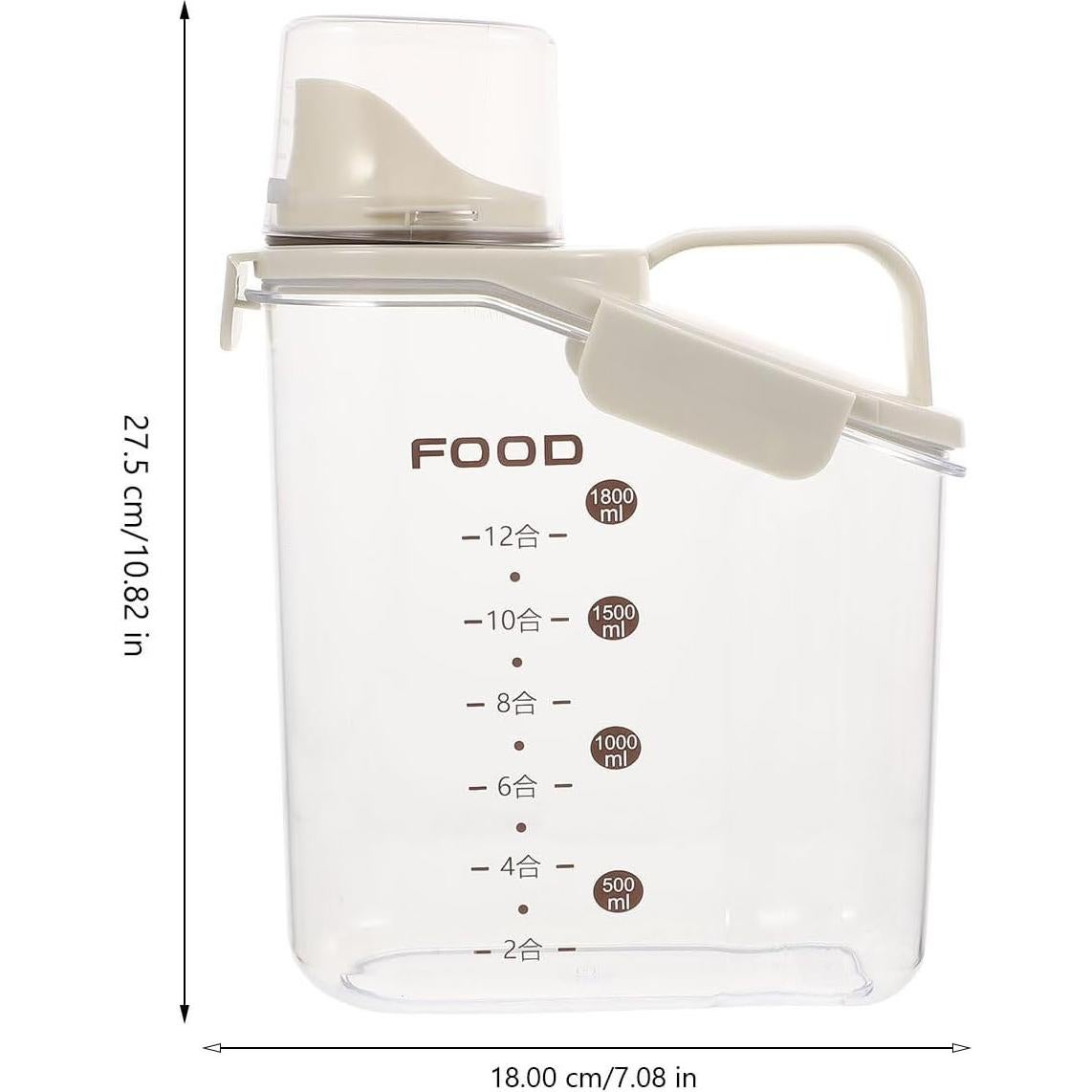 Contenedor de Almacenamiento Hermético Ciieeo 2L para Cereal