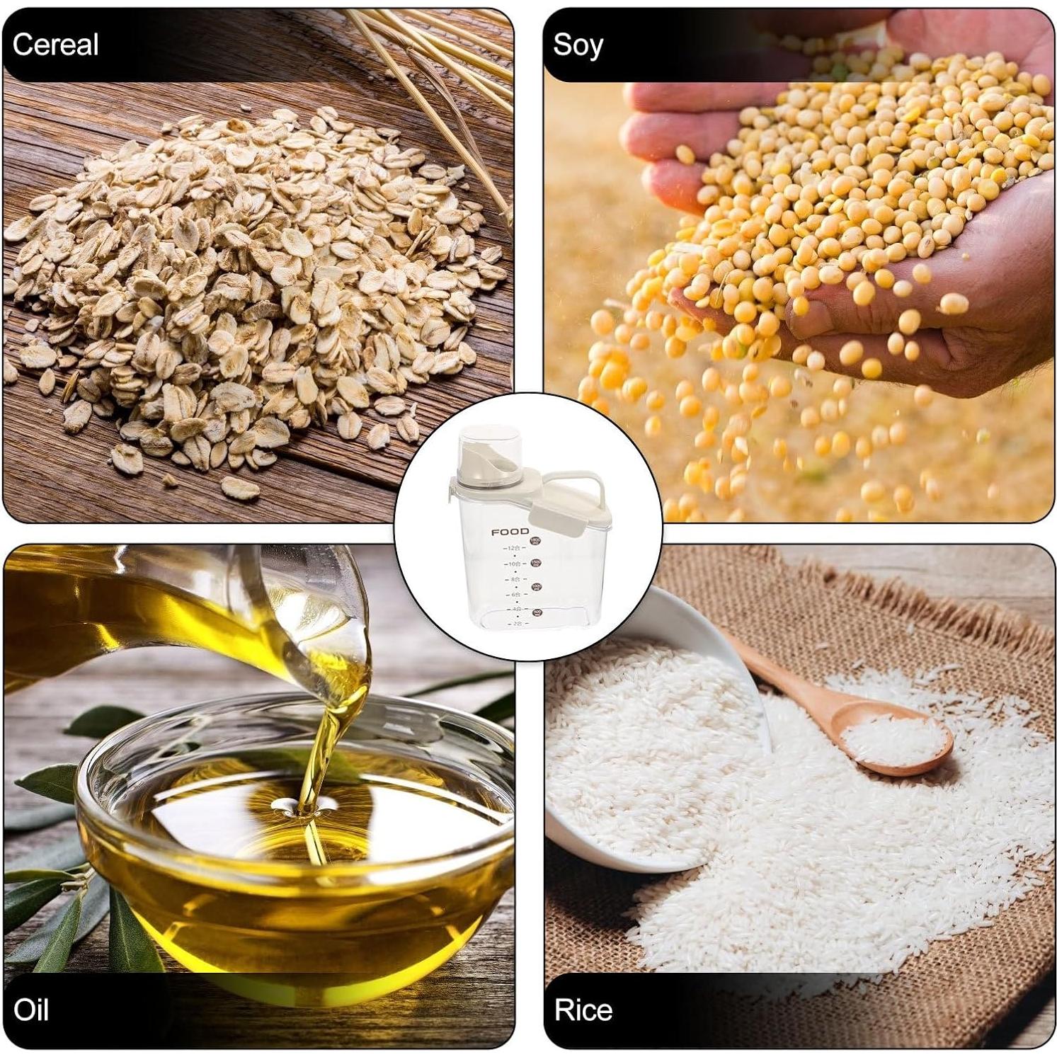 Contenedor de Almacenamiento Hermético Ciieeo 2L para Cereal