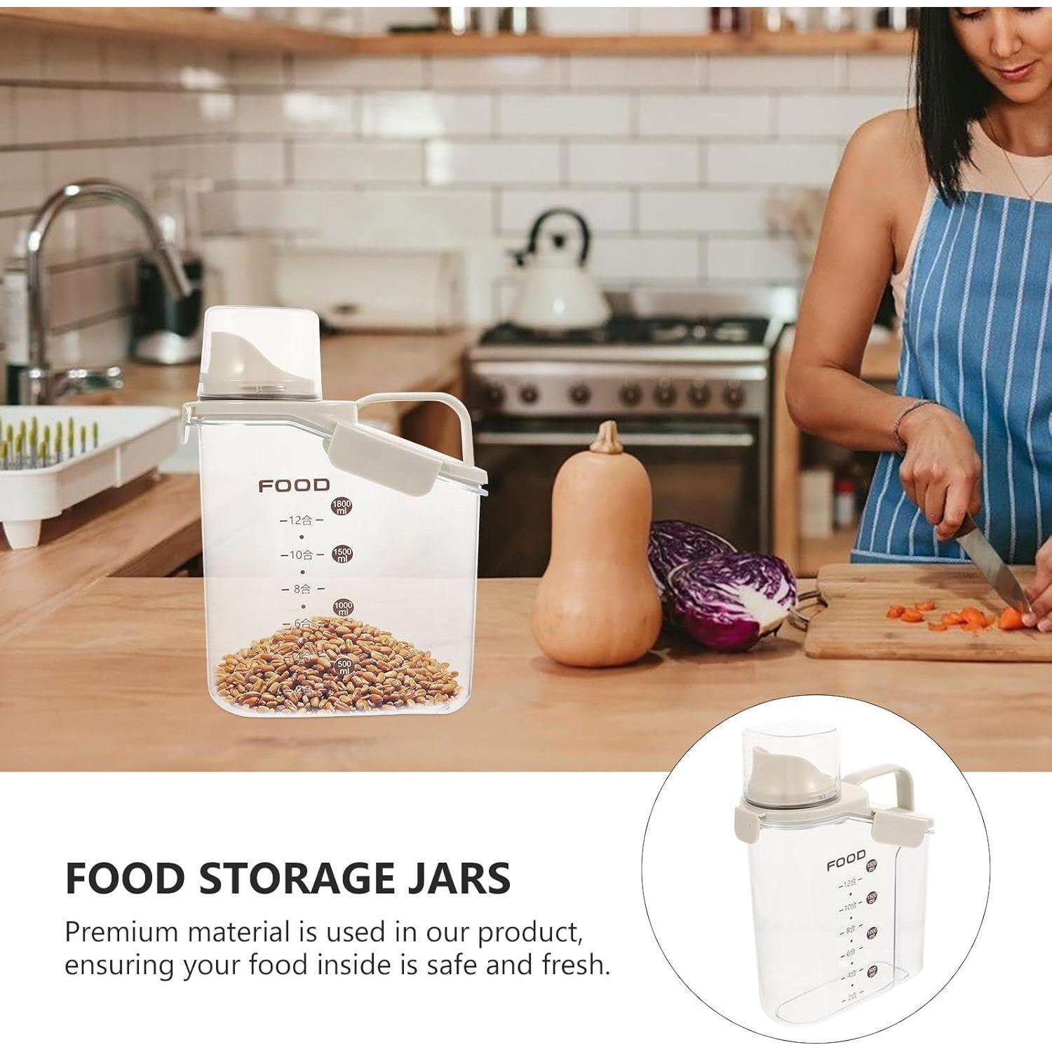 Contenedor de Almacenamiento Hermético Ciieeo 2L para Cereal