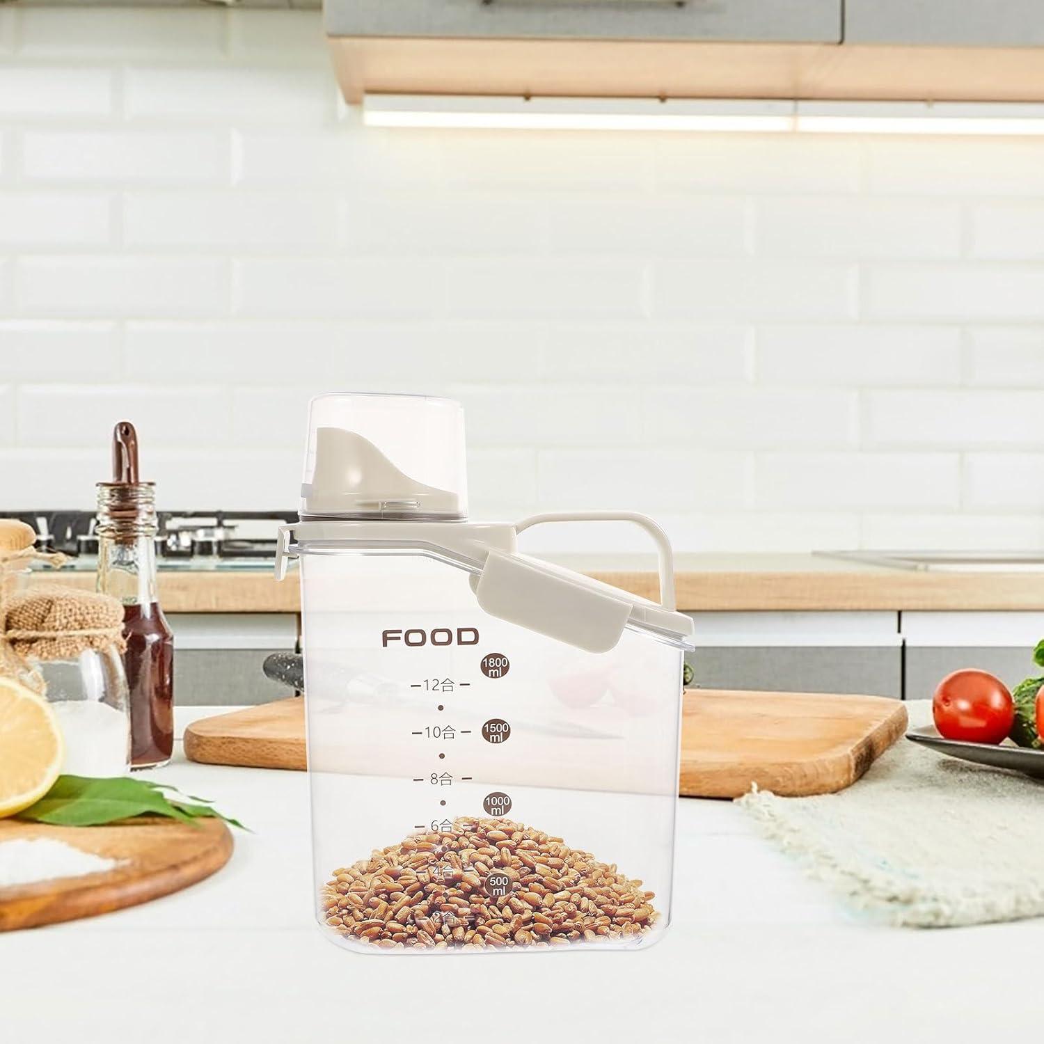 Contenedor de Almacenamiento Hermético Ciieeo 2L para Cereal