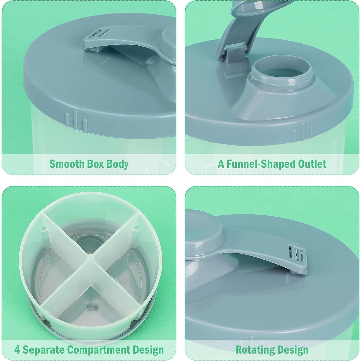 Dispensador de Fórmula para Bebés Accmor 240ml Azul