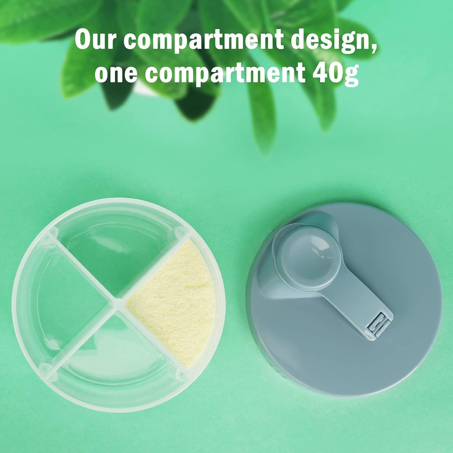 Dispensador de Fórmula para Bebés Accmor 240ml Azul