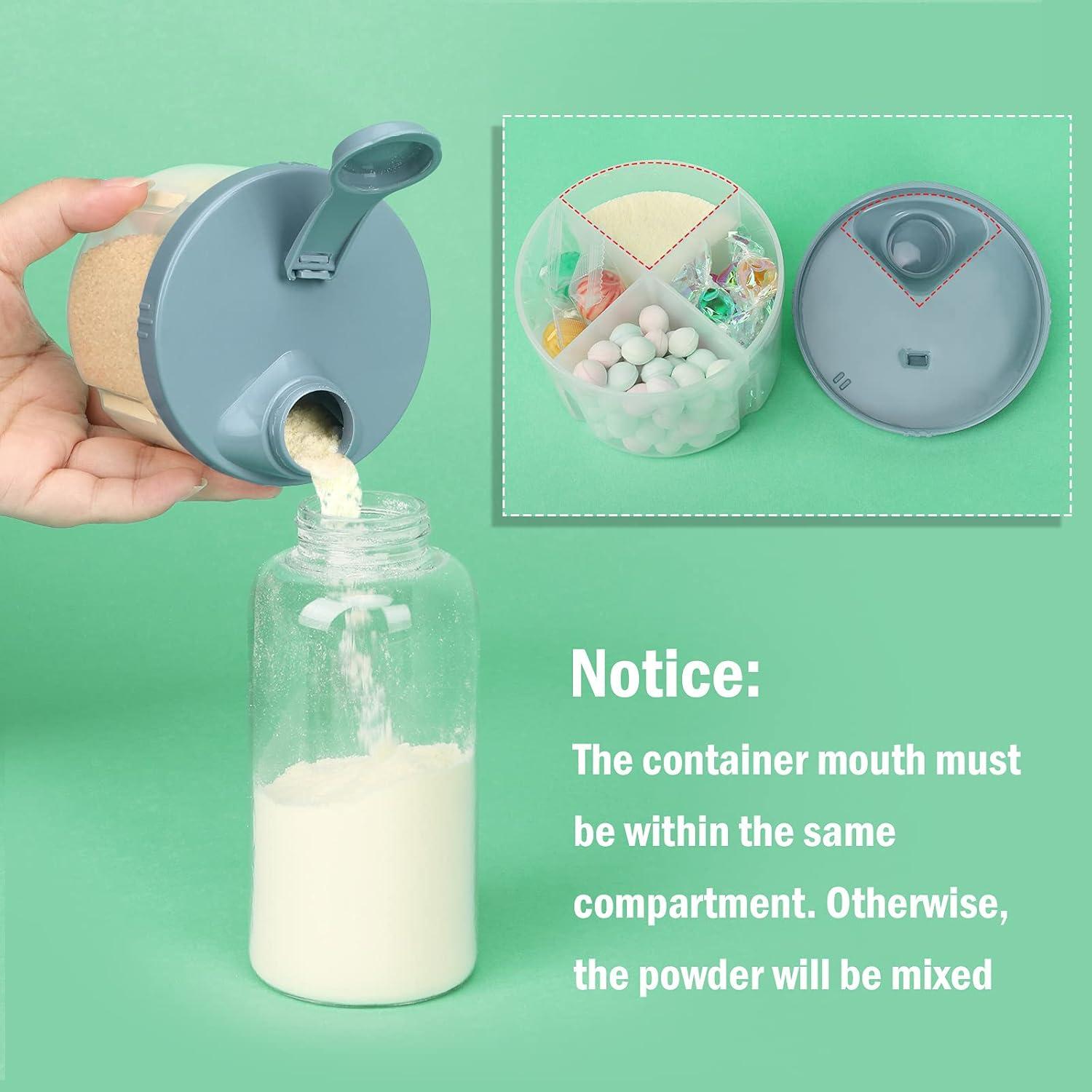 Dispensador de Fórmula para Bebés Accmor 240ml Azul