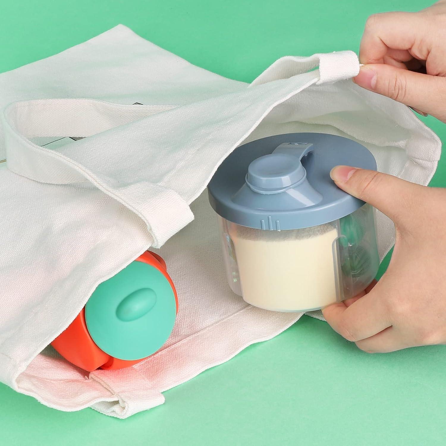 Dispensador de Fórmula para Bebés Accmor 240ml Azul