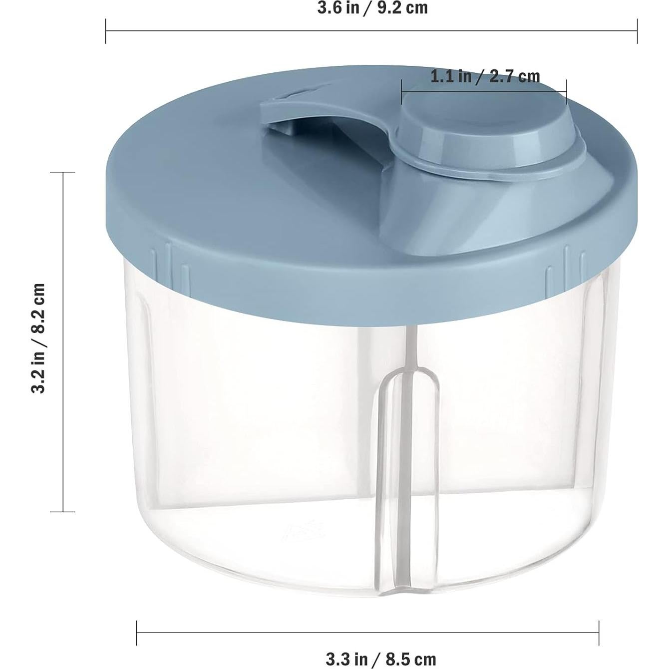Dispensador de Fórmula para Bebés Accmor 240ml Azul