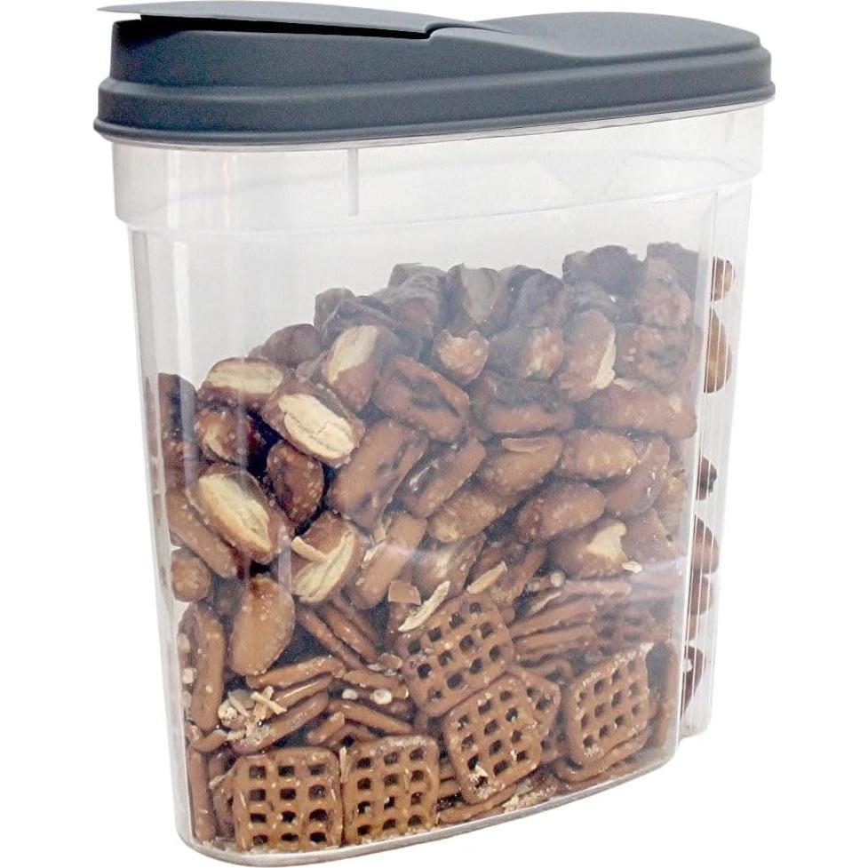 Conjunto de 3 dispensadores de cereal Dependable - Herméticos y apilables