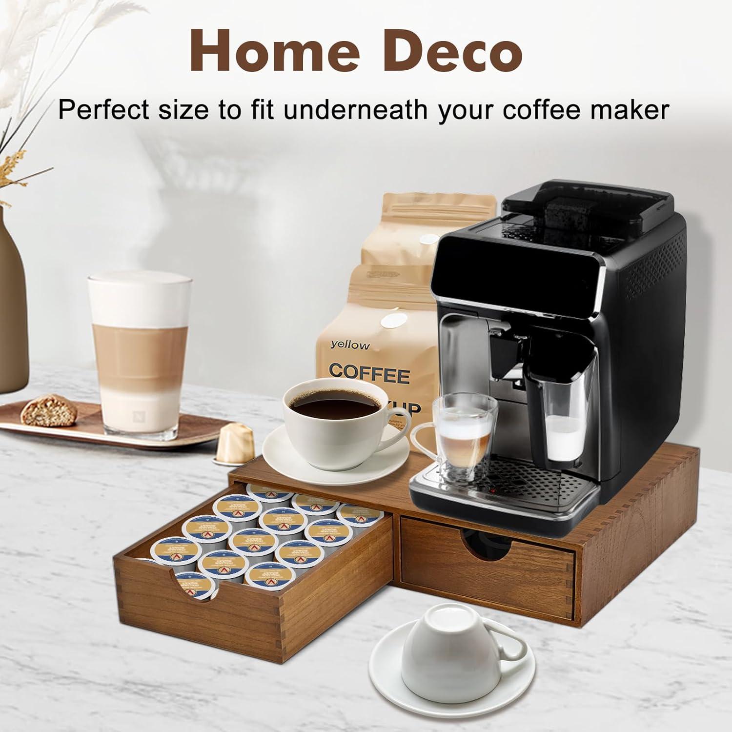 Organizador de K Cups Artgeeker Madera Nuez 30 Cápsulas