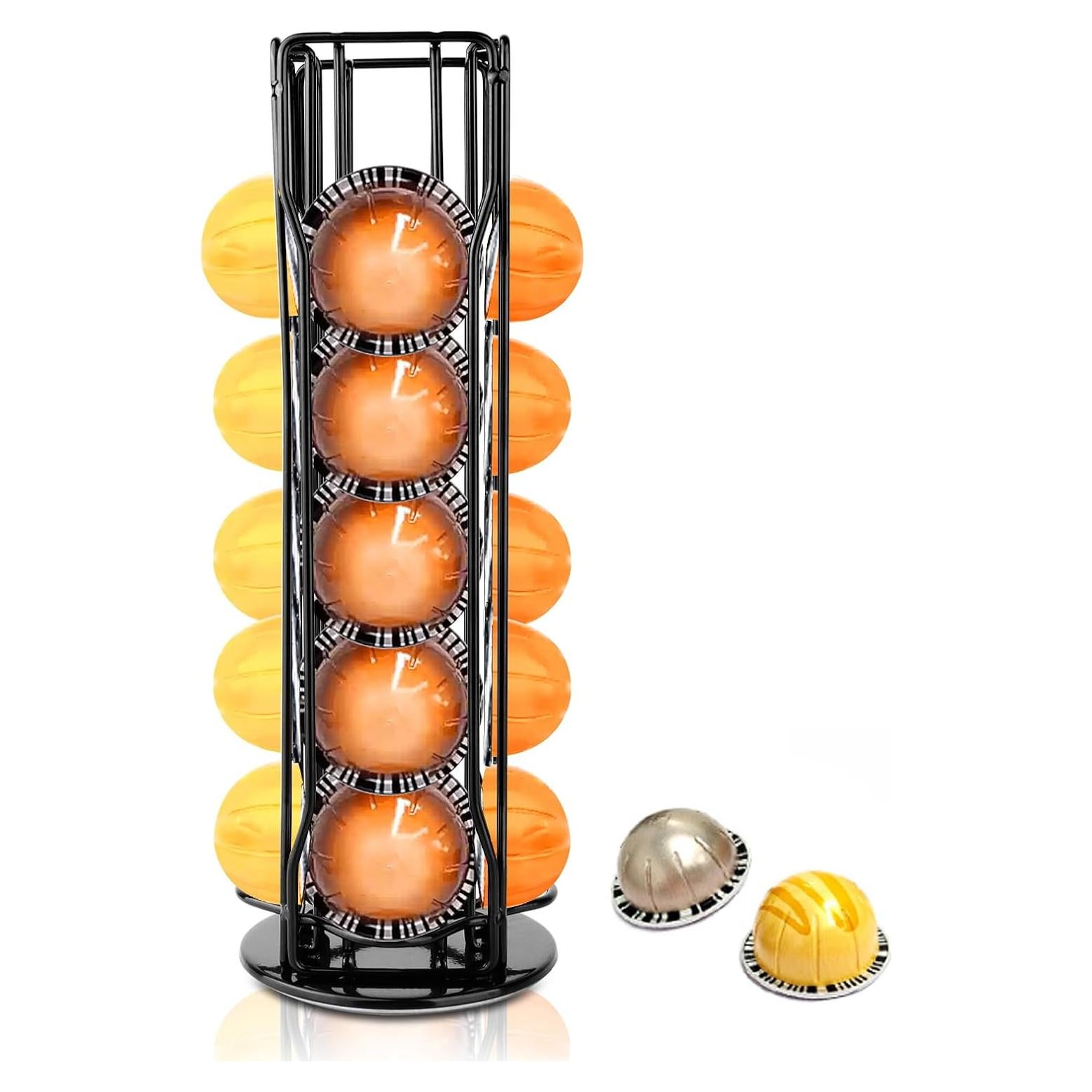 Soporte giratorio para 20 cápsulas Nespresso Vertuo Pluzluce