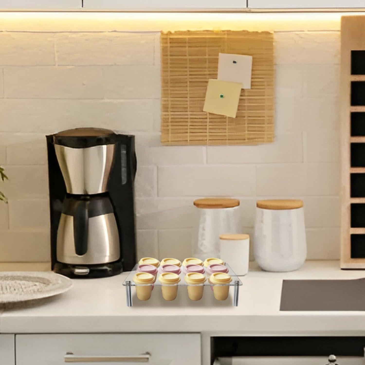 Organizador de Cajones Pcmursal para 12 Cápsulas de Café