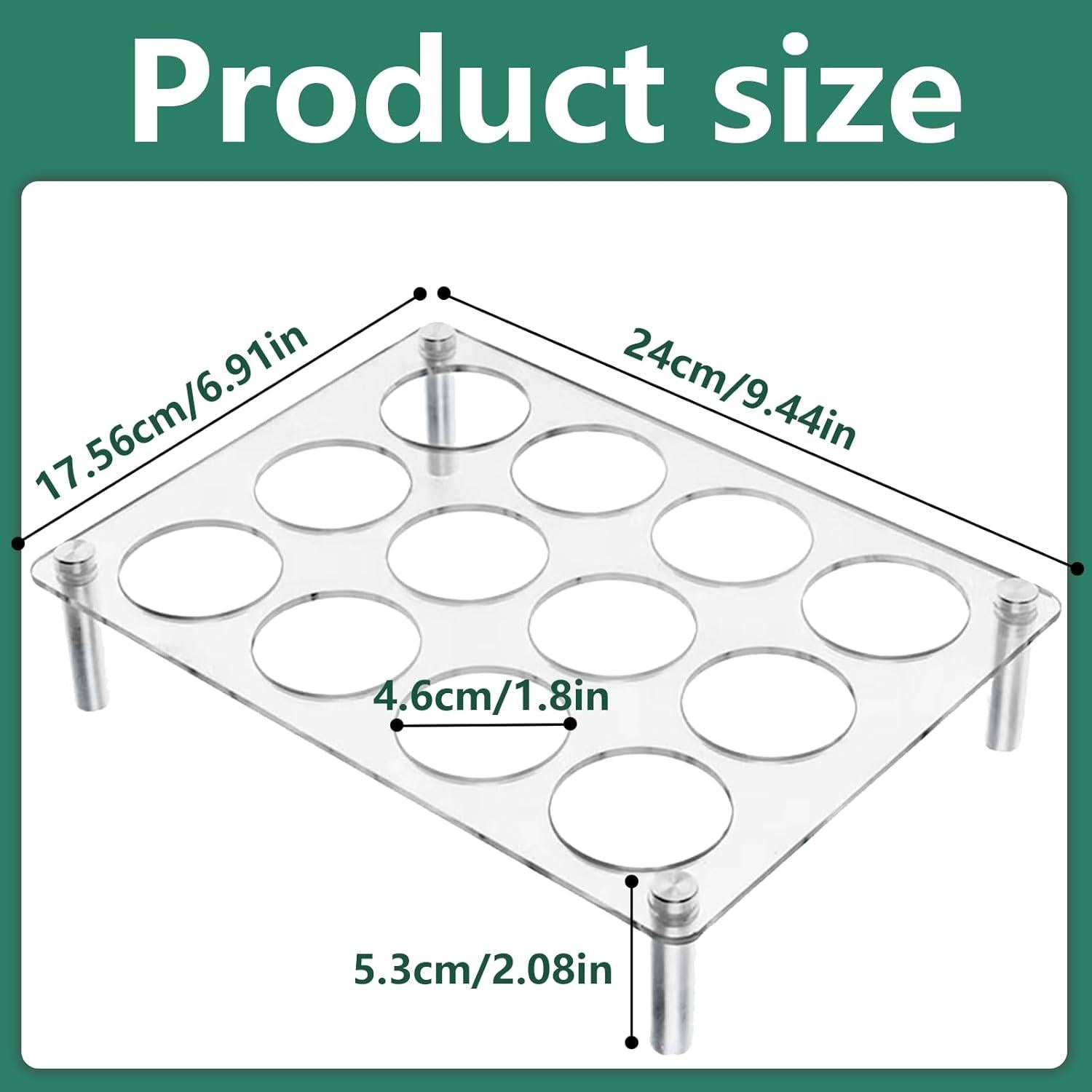 Organizador de Cajones Pcmursal para 12 Cápsulas de Café