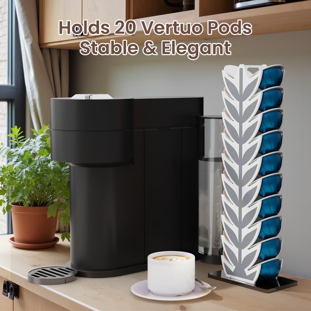 Soporte para cápsulas de café Nespresso Vertuoline LifeMoreasy - Almacena 20 cápsulas