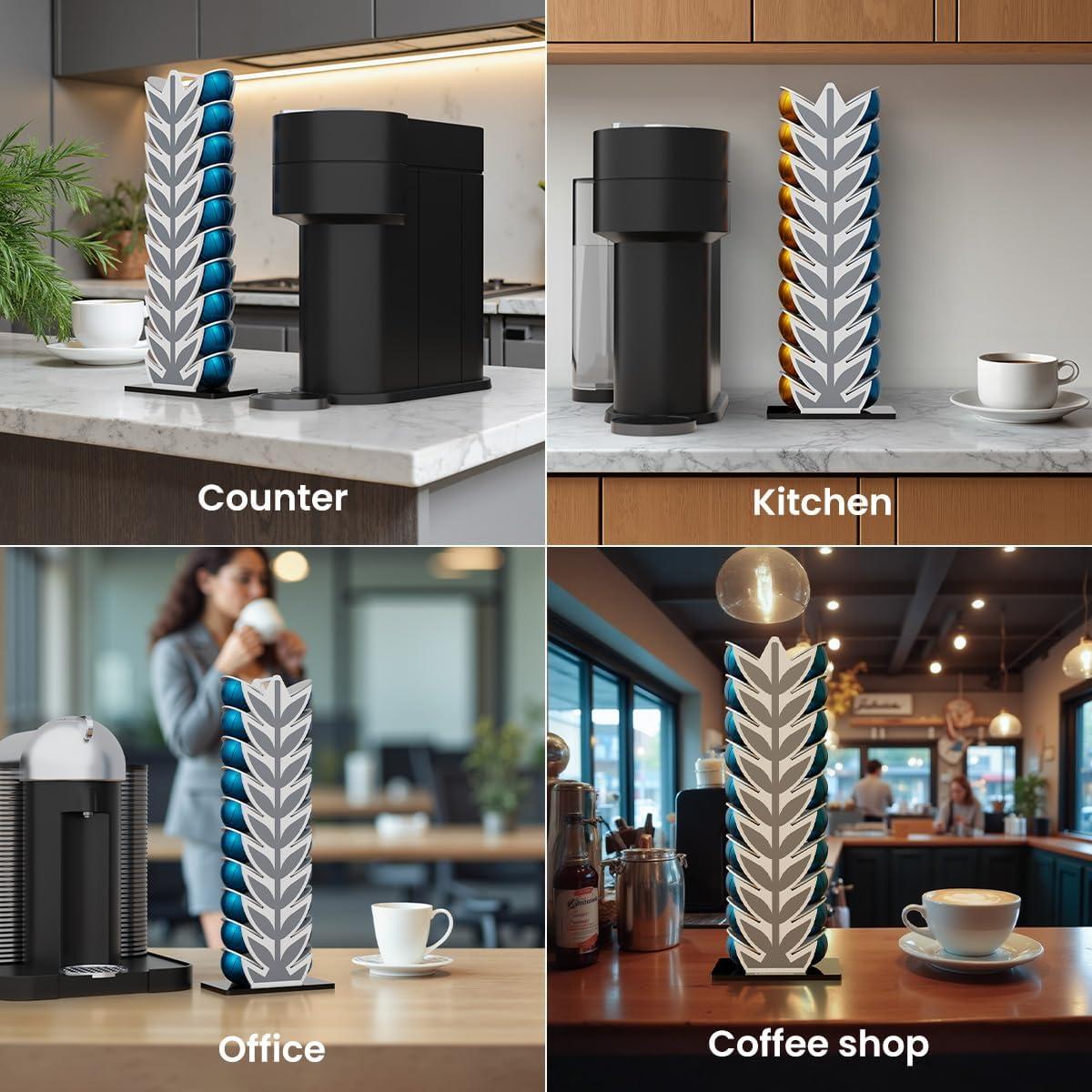 Soporte para cápsulas de café Nespresso Vertuoline LifeMoreasy - Almacena 20 cápsulas
