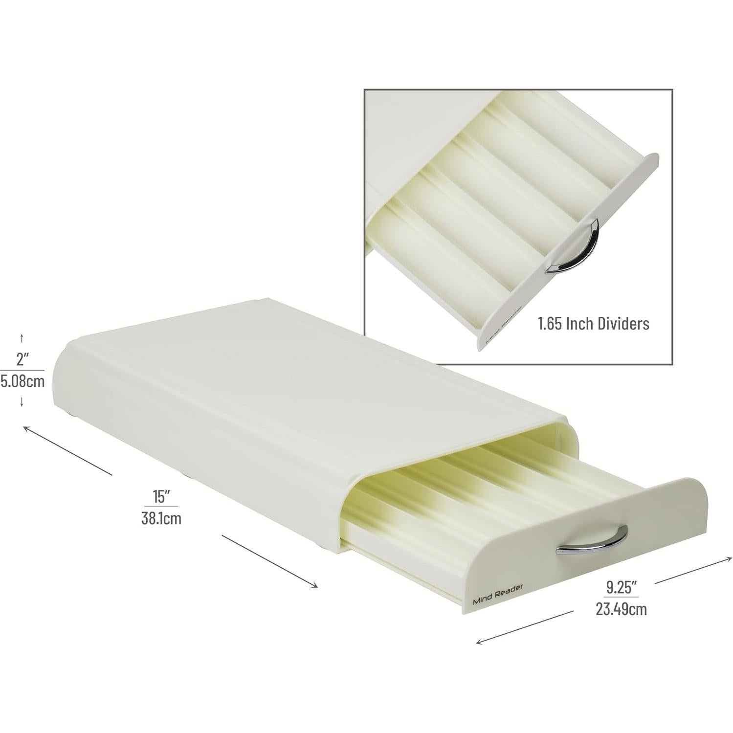 Organizador de Cápsulas Nespresso Mind Reader Blanco 50 Cáp.