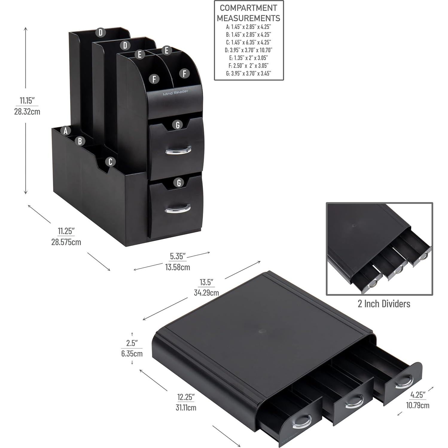 Conjunto de Cajón para Cápsulas de Café Mind Reader, 36 Cáp.