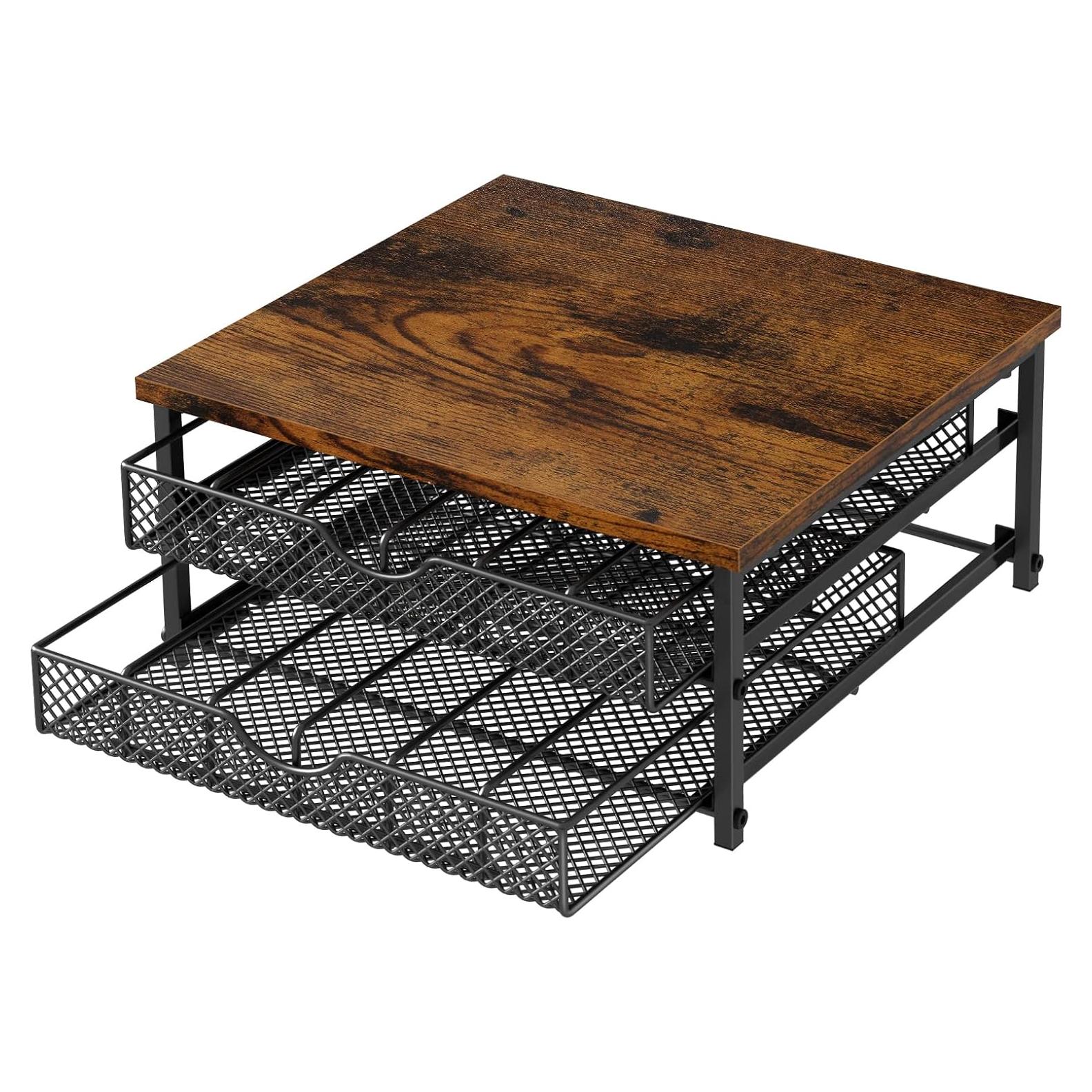 Organizador de Cápsulas de Café CADUKE 2 Niveles 72 Cápsulas