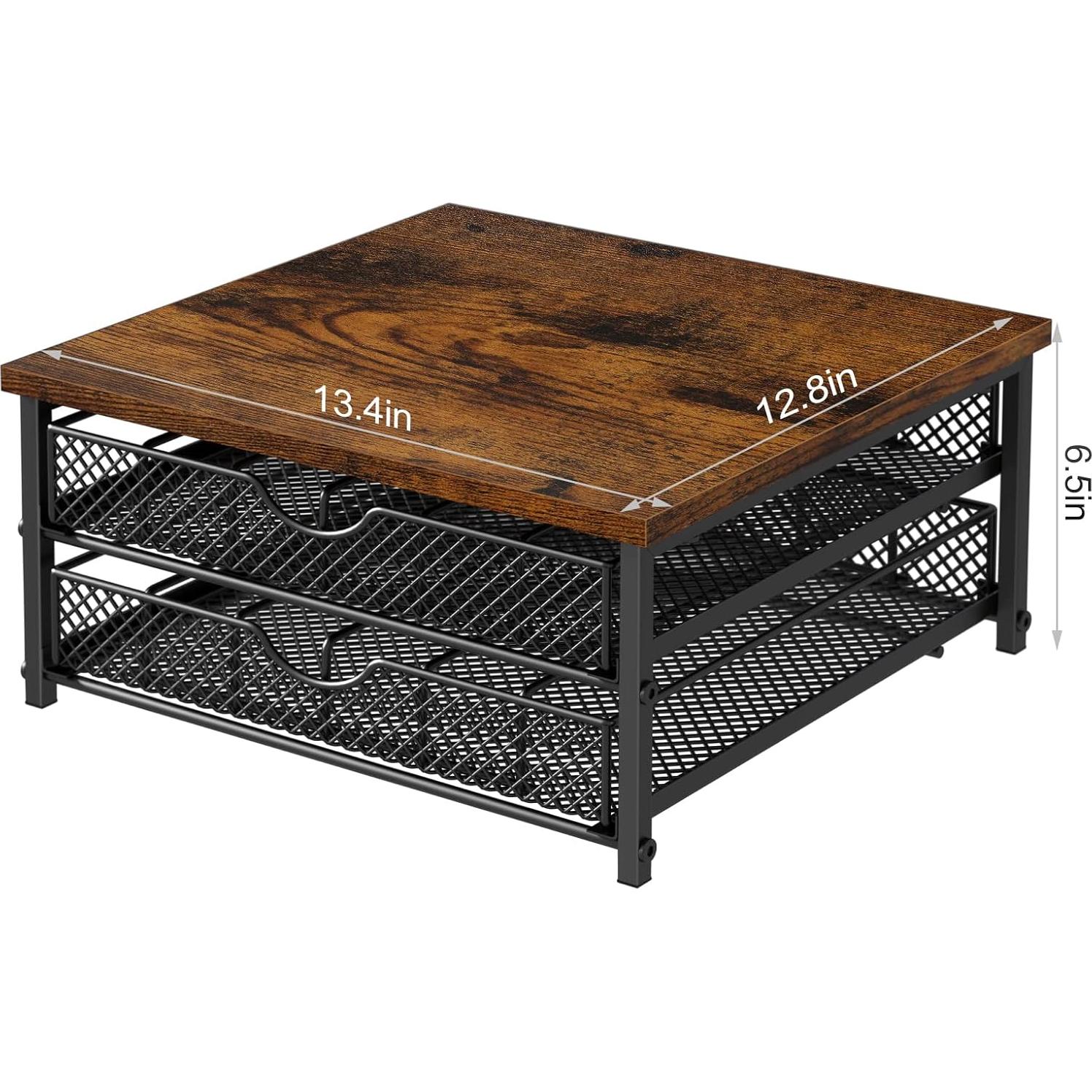 Organizador de Cápsulas de Café CADUKE 2 Niveles 72 Cápsulas