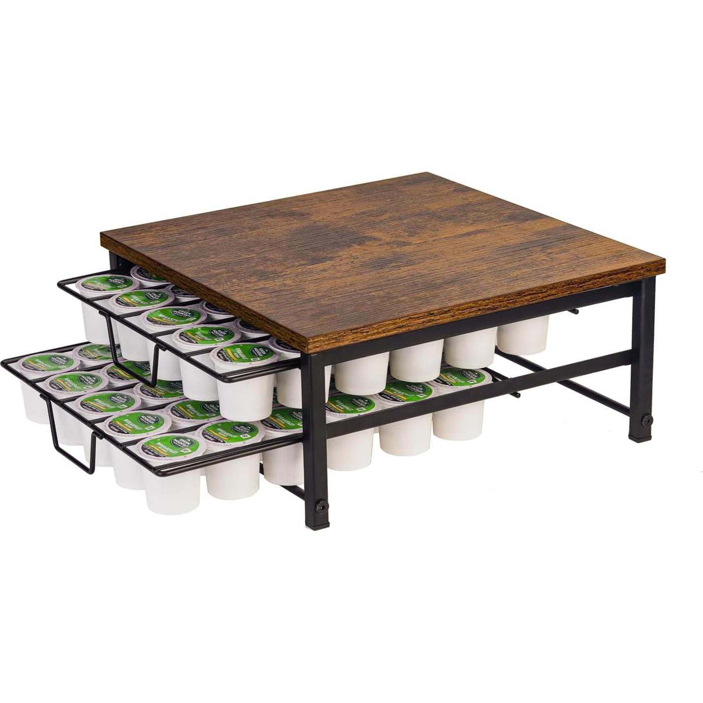 Organizador de Cajones para Cápsulas de Café Speday 2 Niveles 60 K Cups