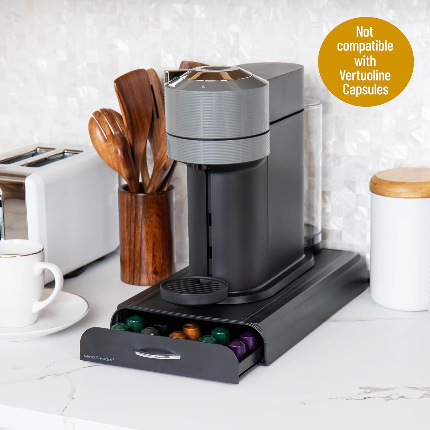 Organizador de Cápsulas Nespresso Mind Reader Negro 50 unidades