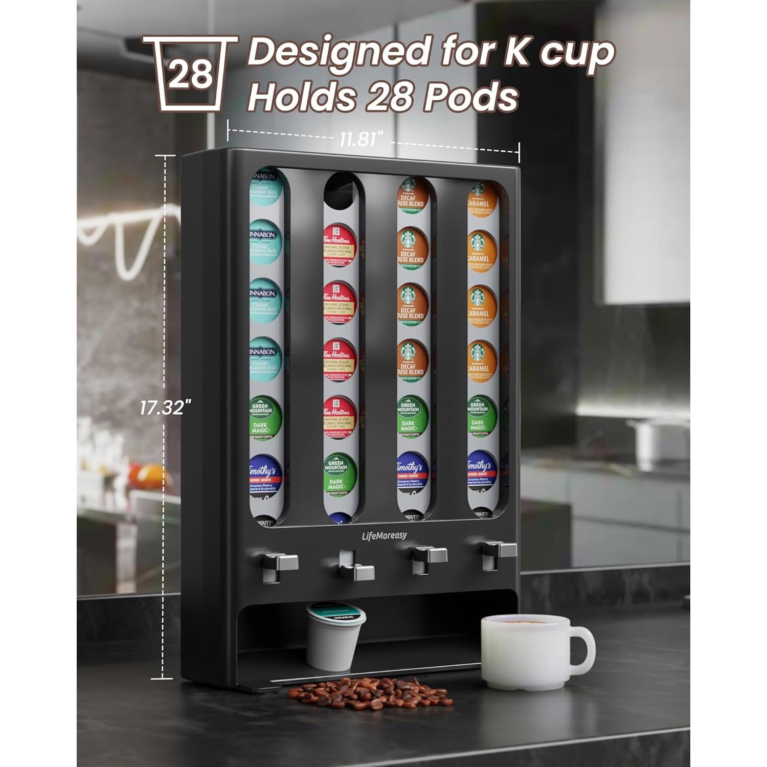 Soporte Organizador de K Cup LifeMoreasy para 28 Cápsulas