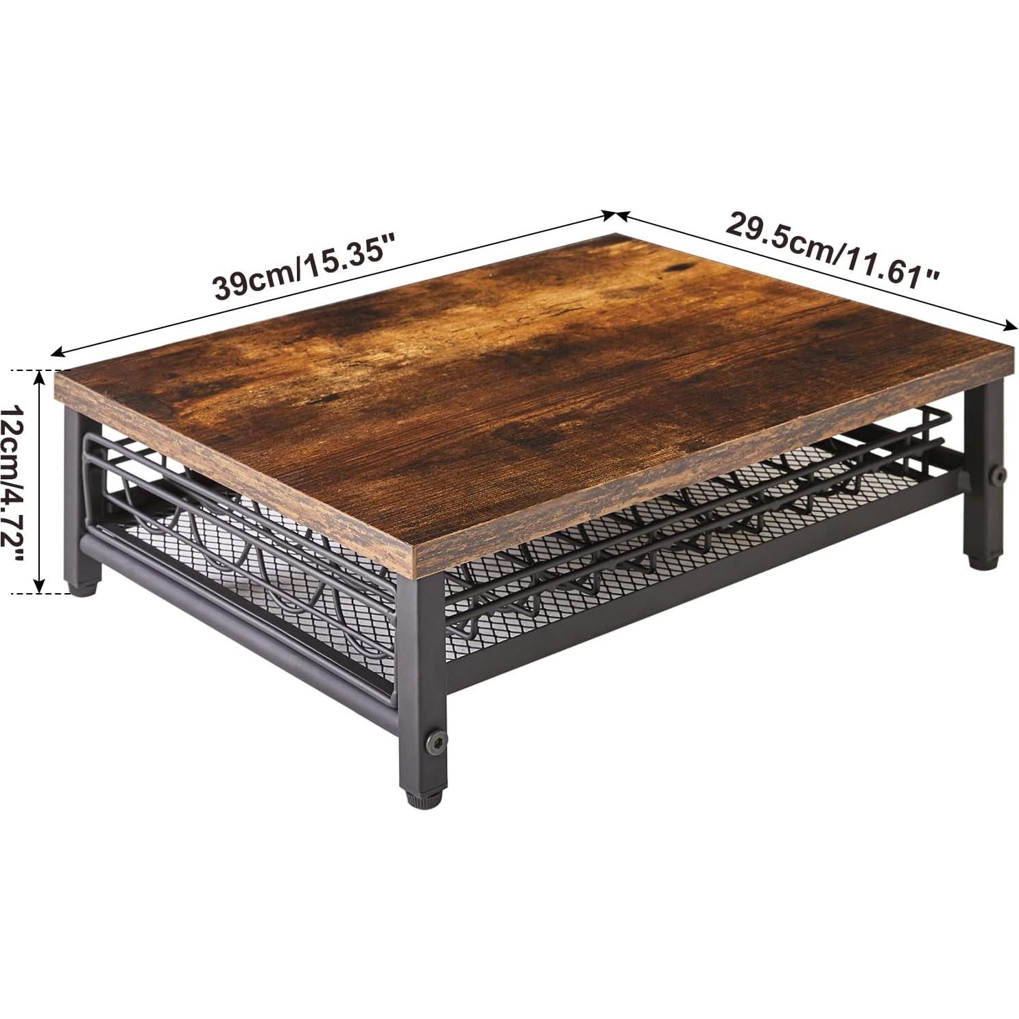 Soporte para Cápsulas de Café IBUYKE, 40 Cápsulas, Marrón Rústico