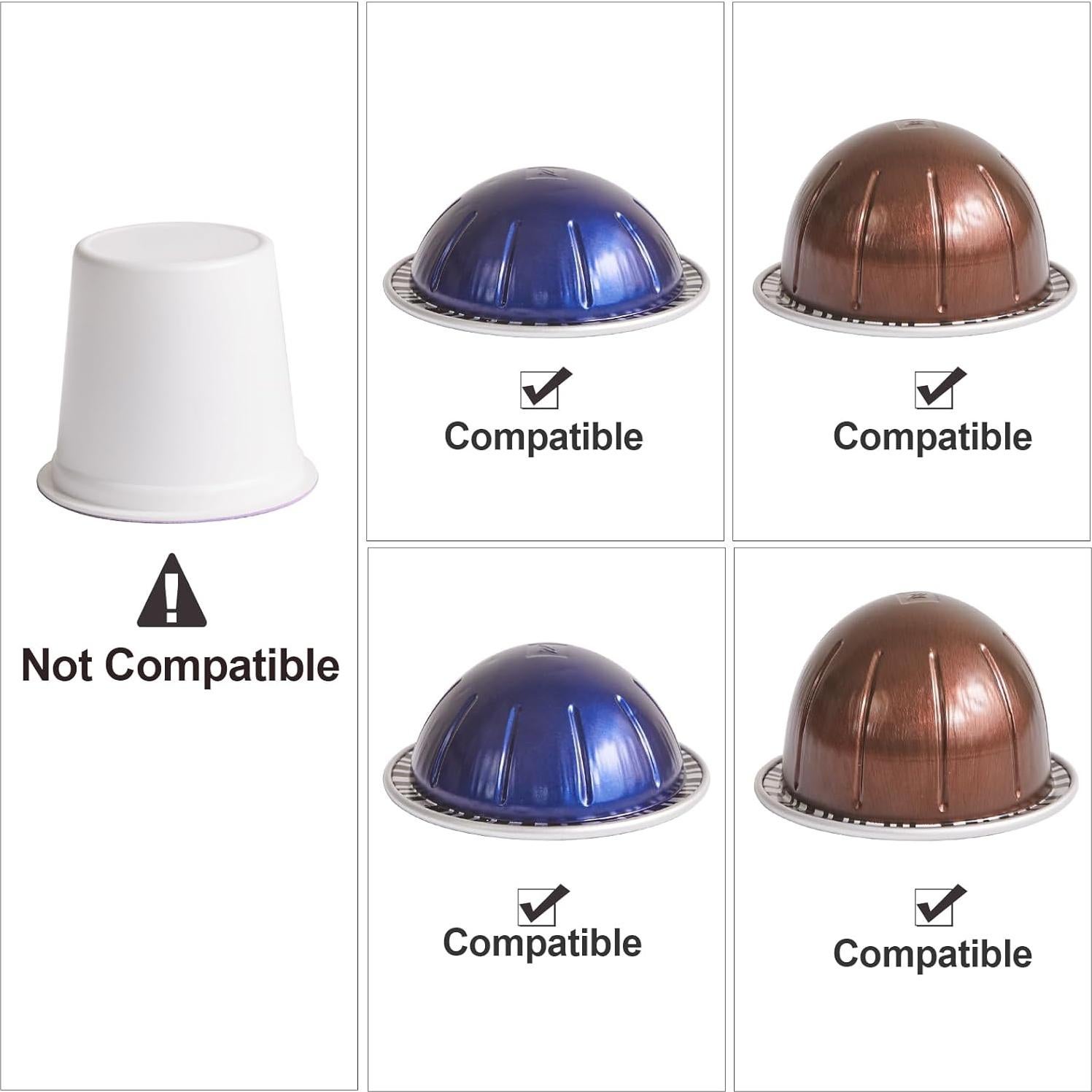 Soporte para Cápsulas de Café IBUYKE, 40 Cápsulas, Marrón Rústico