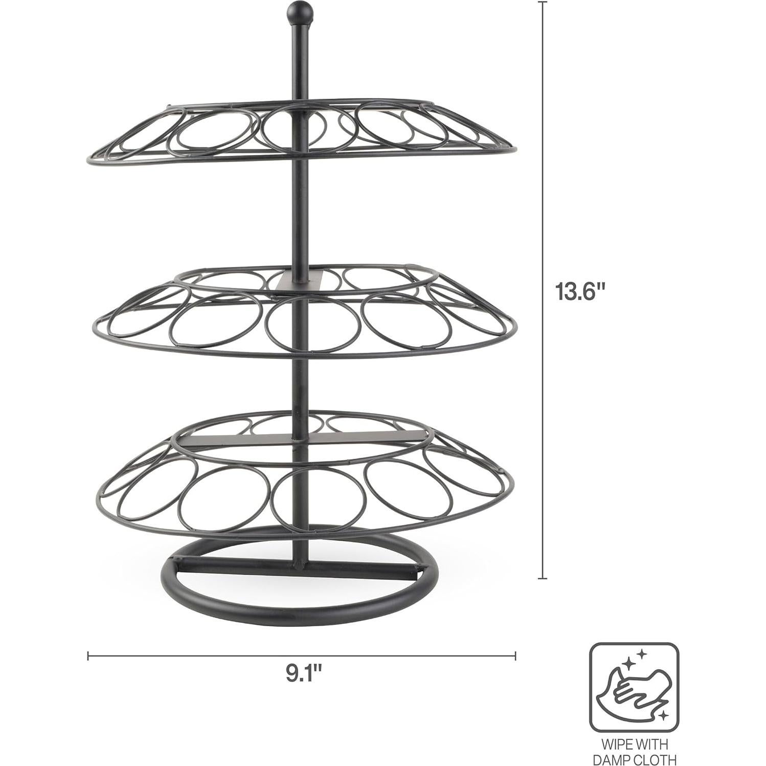 Soporte para cápsulas de café Pfaltzgraff 3 niveles 23.1x23.1x34.5 cm