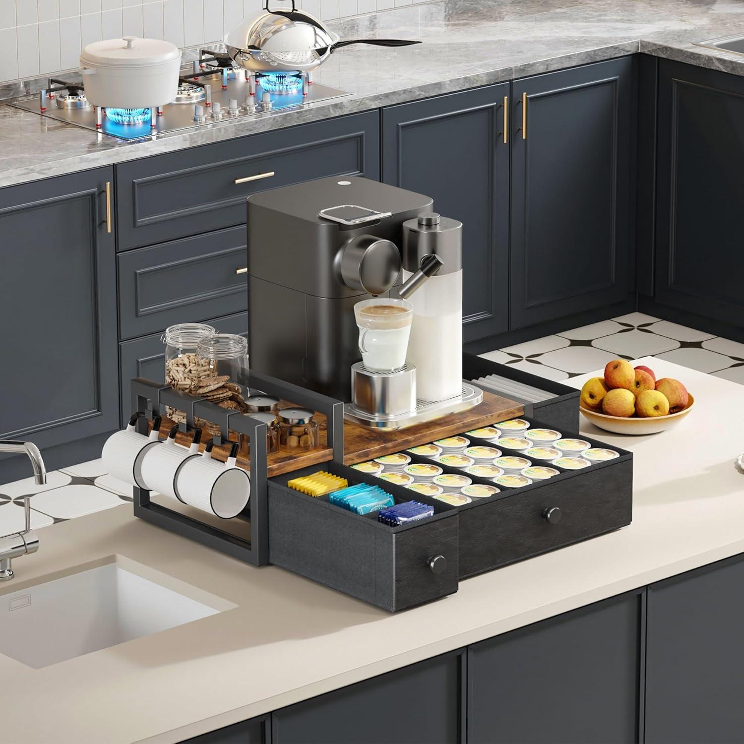 Organizador de K-Cup Homeiju - Soporte para 52 Cápsulas de Café