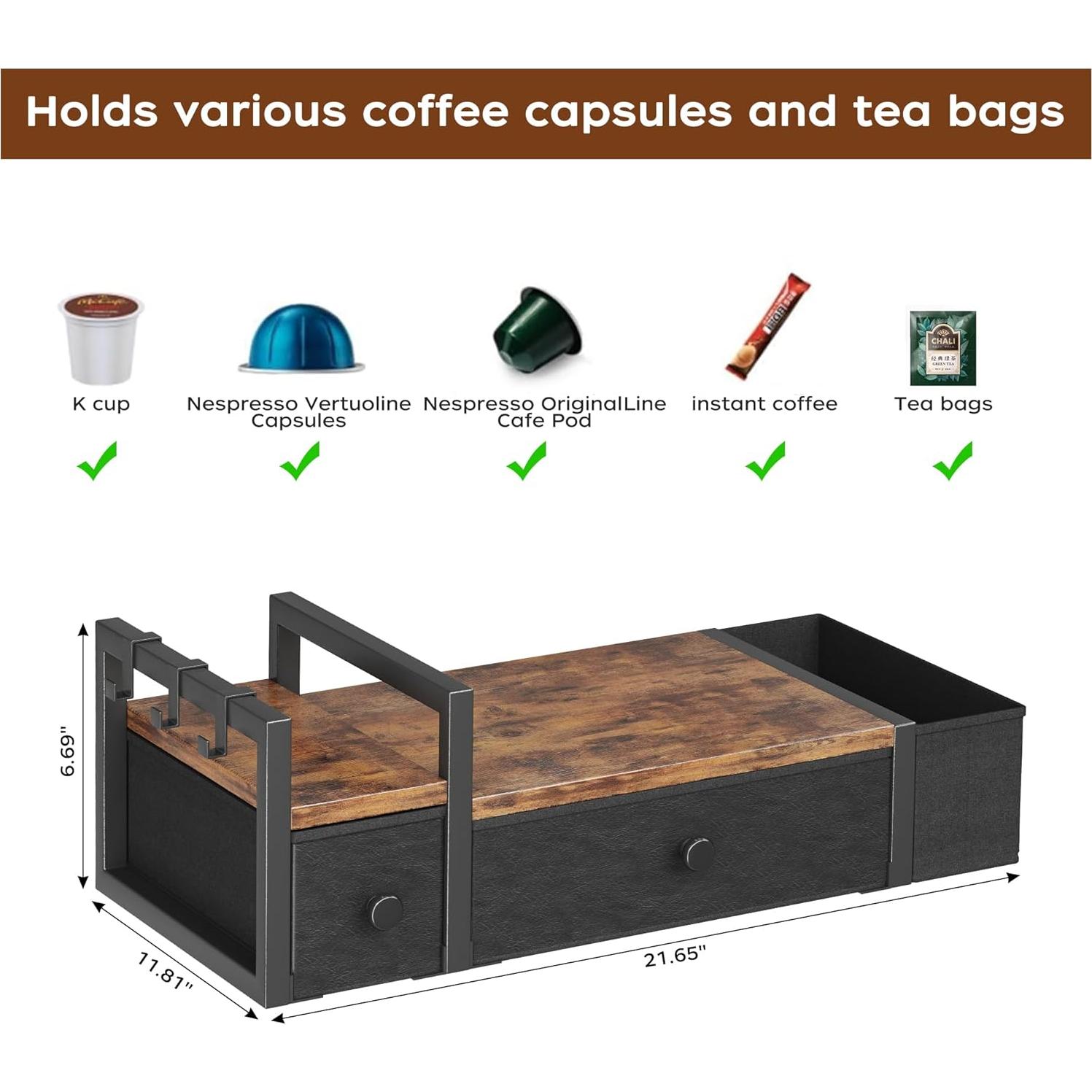 Organizador de K-Cup Homeiju - Soporte para 52 Cápsulas de Café