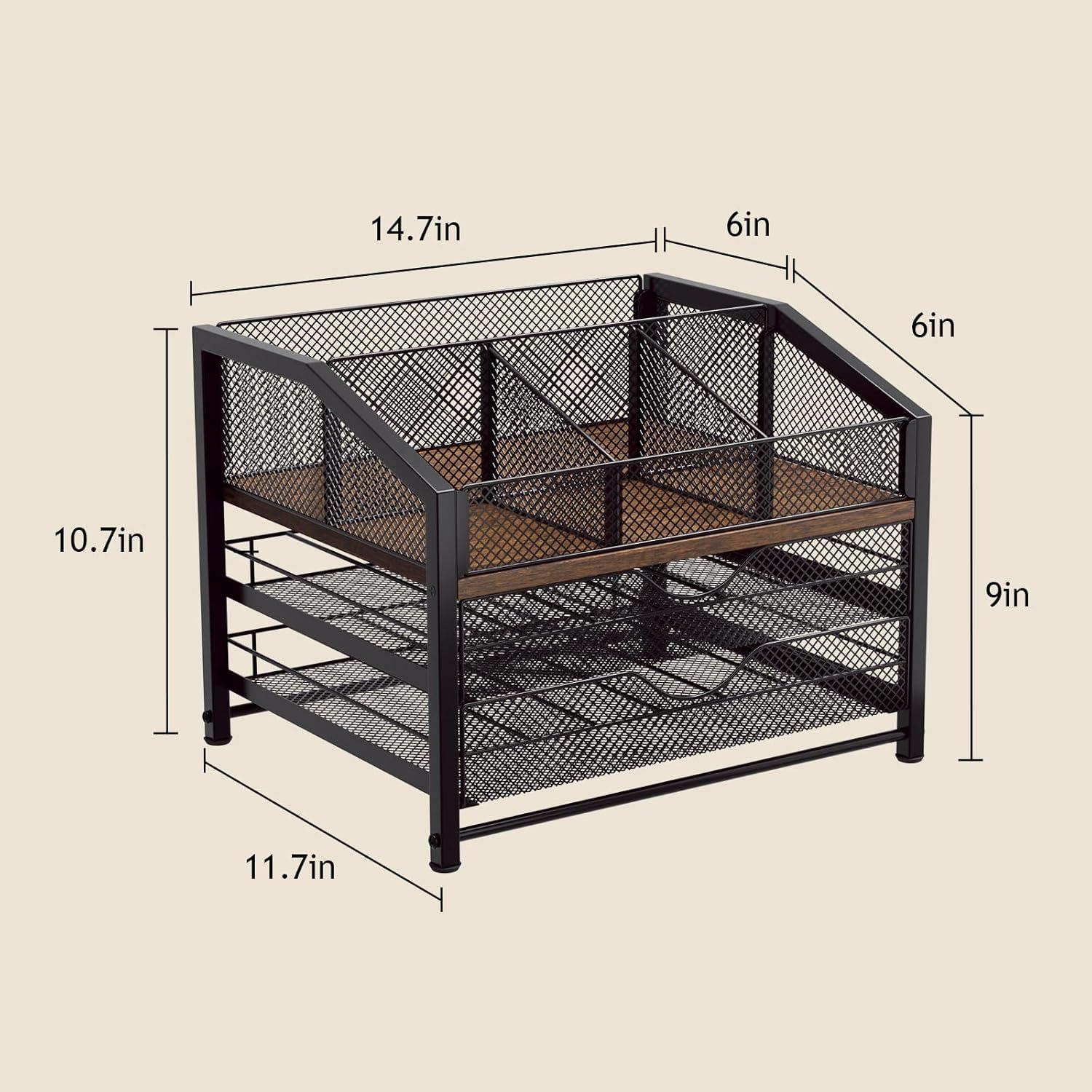 Organizador de Bar de Café Homsorout - Estación de Encimera