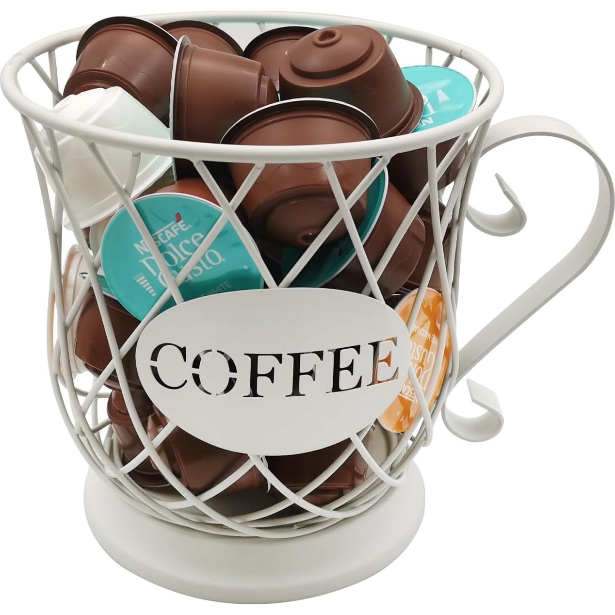 Organizador de K Cup MFBJXC Blanco para 35 Cápsulas de Café