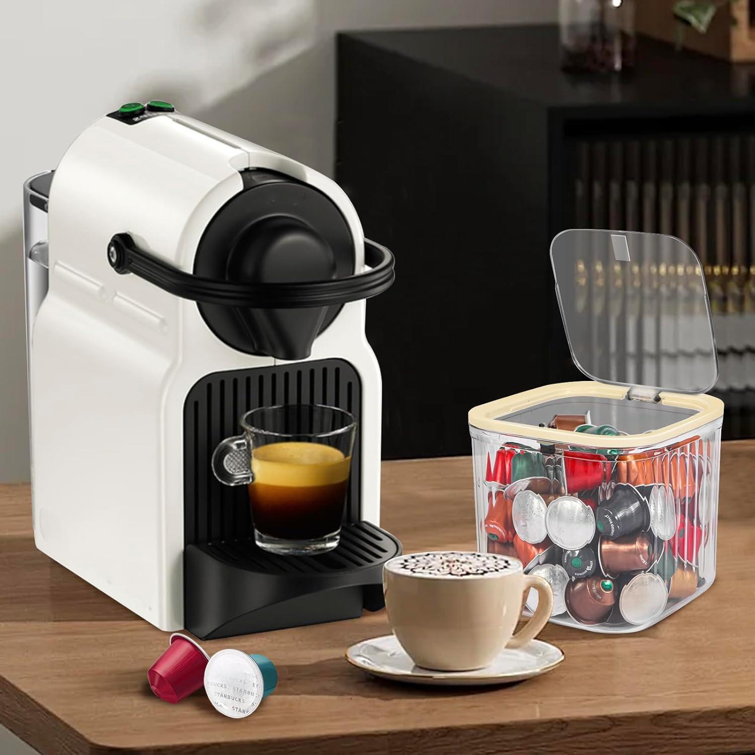 Soporte de Cápsulas de Café ZECENN Transparente 15x14x15 cm