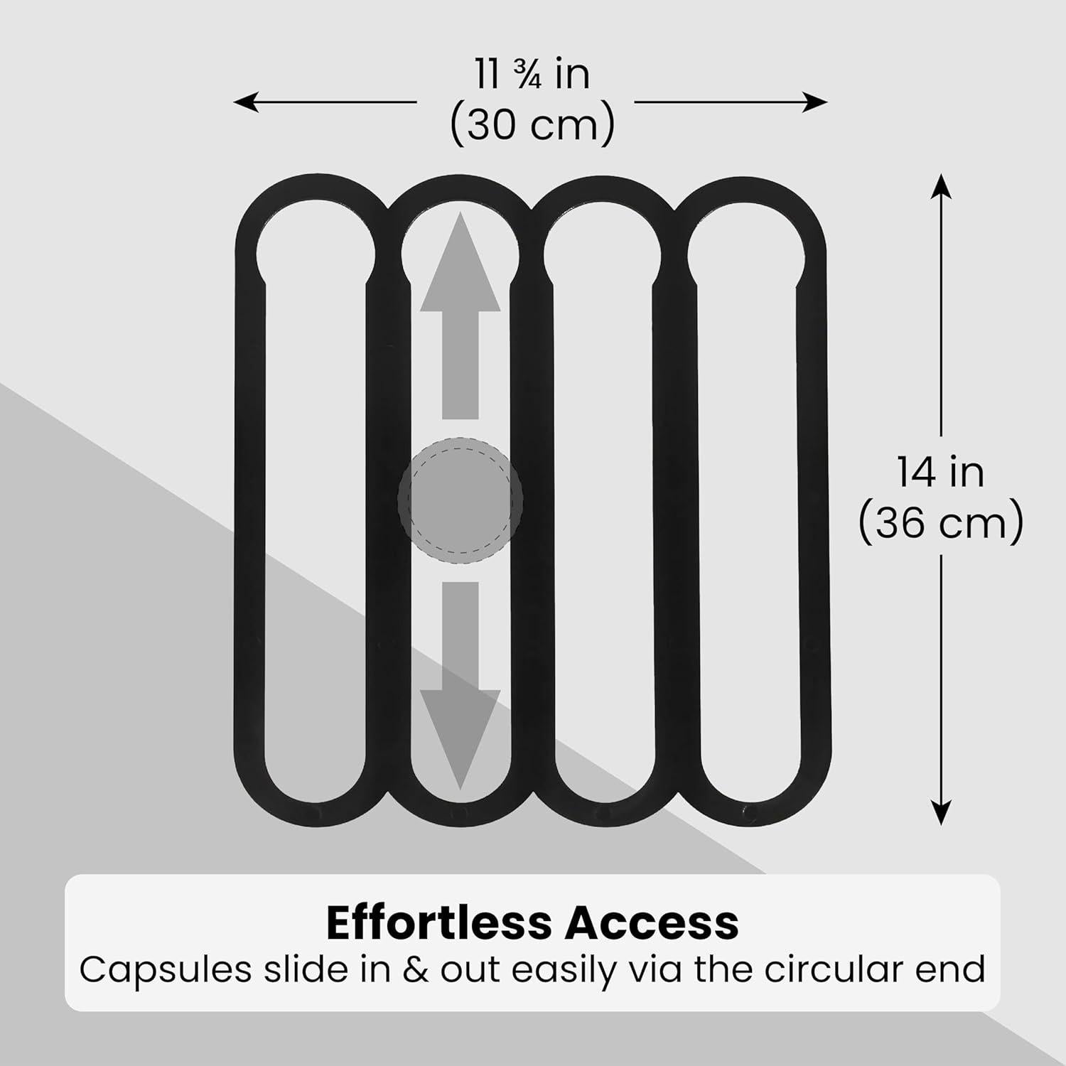 Soporte para cápsulas de café Nespresso Vertuo, 20 unidades