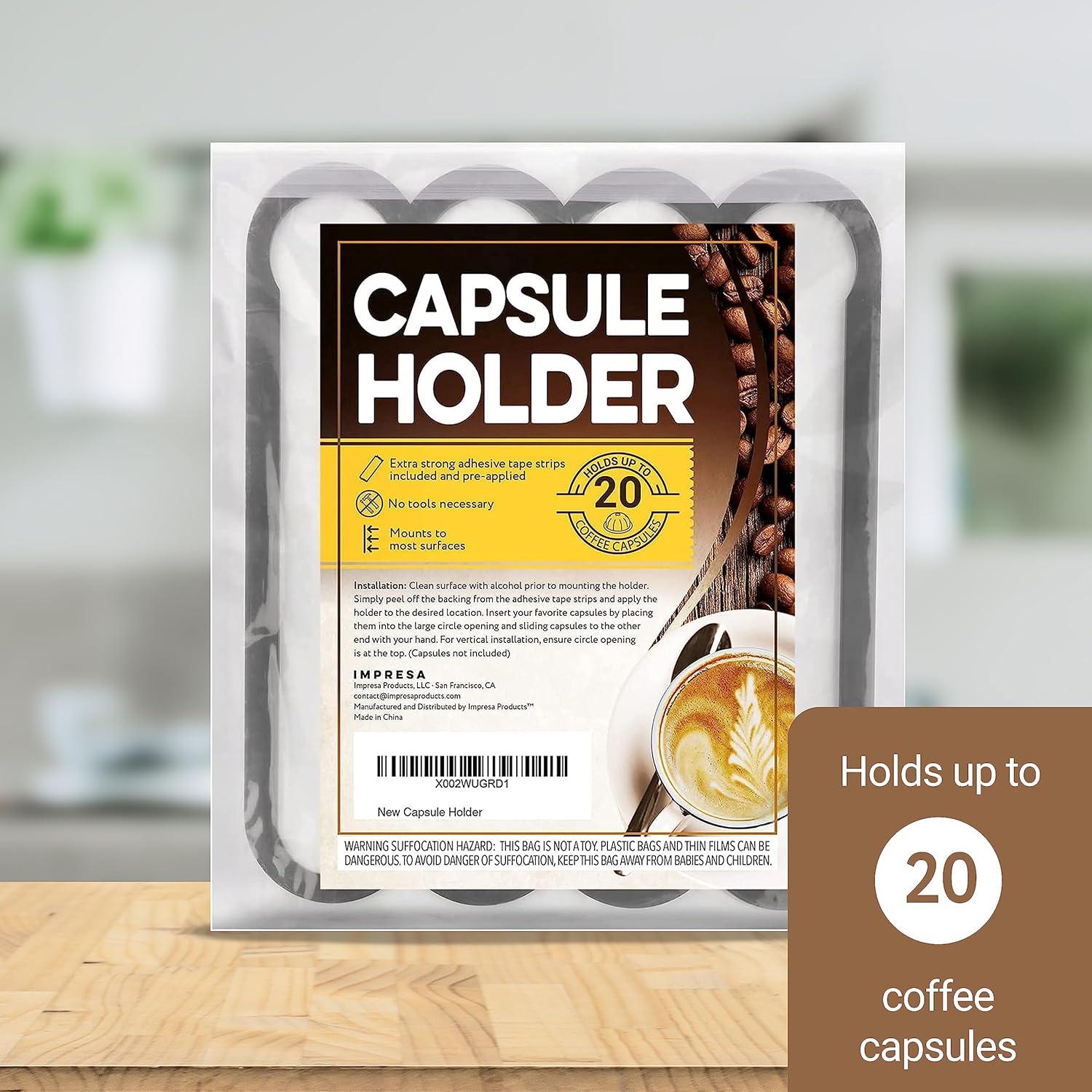 Soporte para cápsulas de café Nespresso Vertuo, 20 unidades