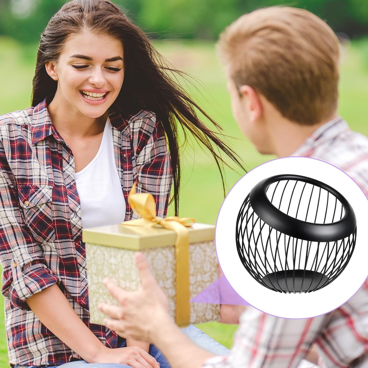 Cesta de Soporte para Cápsulas de Café Molain - Metal Negro 20x20x19cm