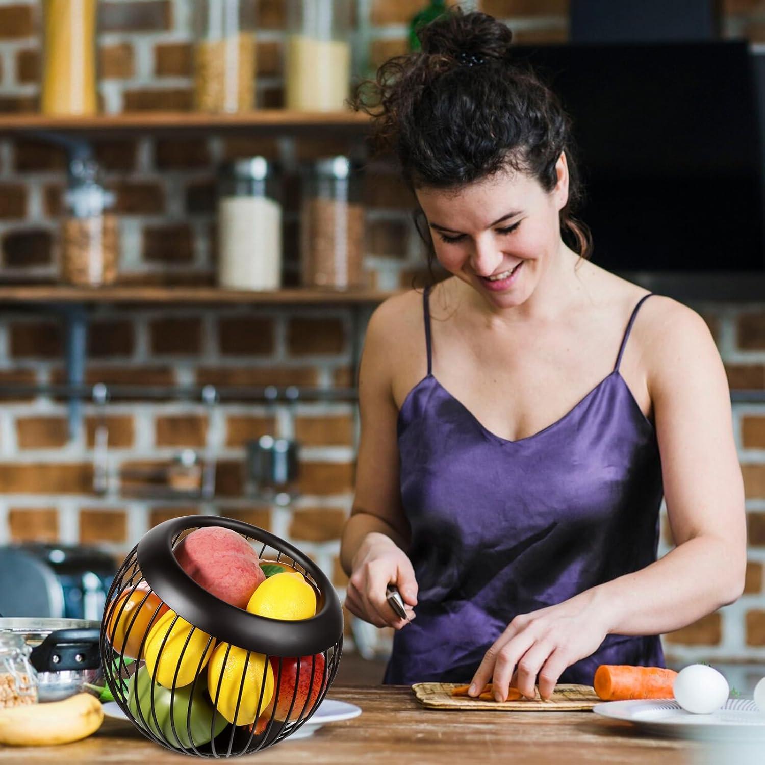 Cesta de Soporte para Cápsulas de Café Molain - Metal Negro 20x20x19cm