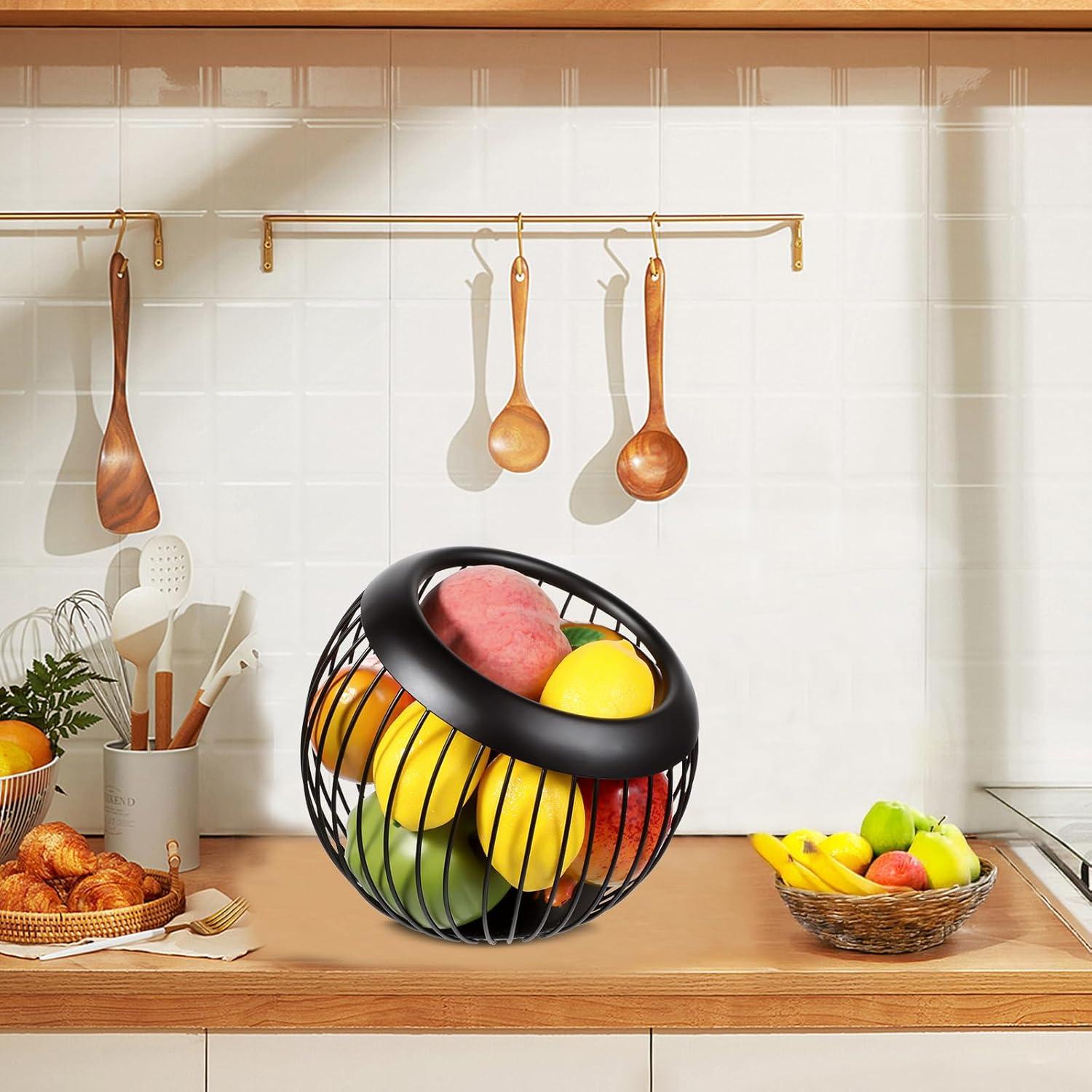 Cesta de Soporte para Cápsulas de Café Molain - Metal Negro 20x20x19cm