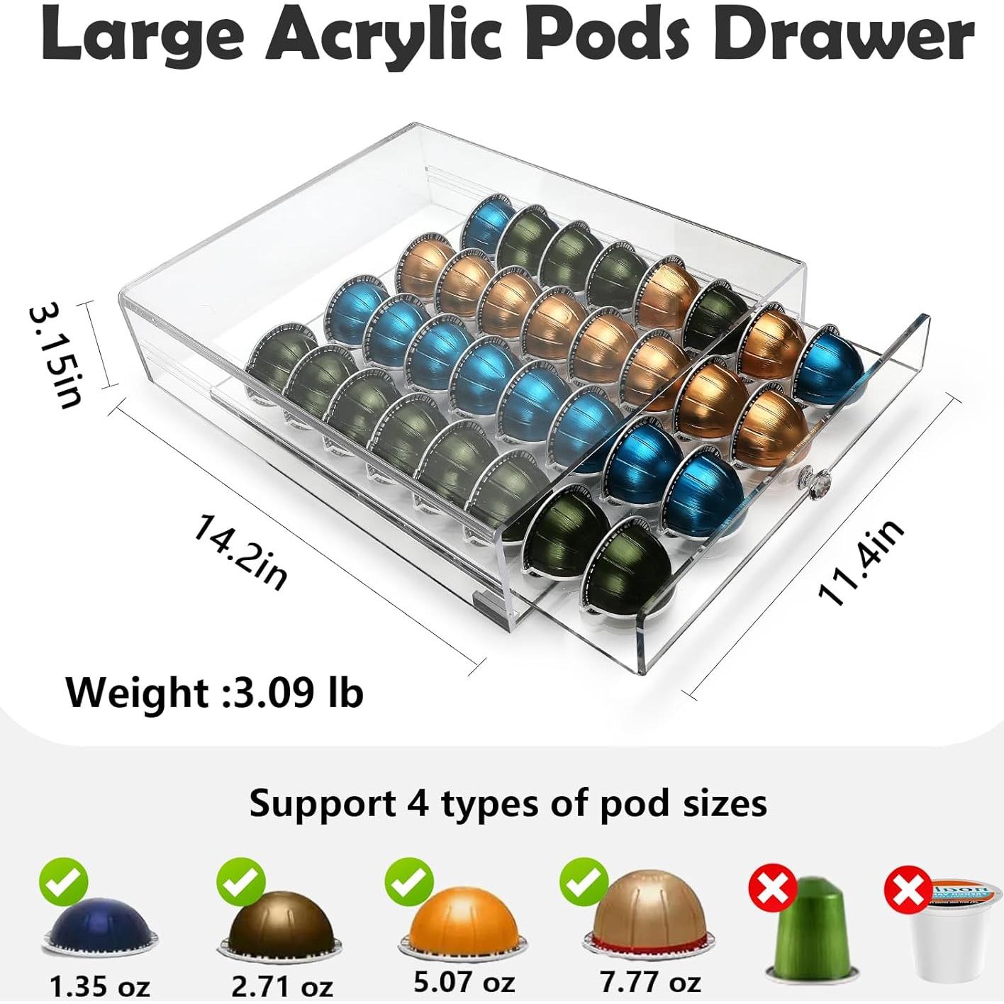 Soporte para Cápsulas Nespresso Vertuo Xronslute 32 Cáp.