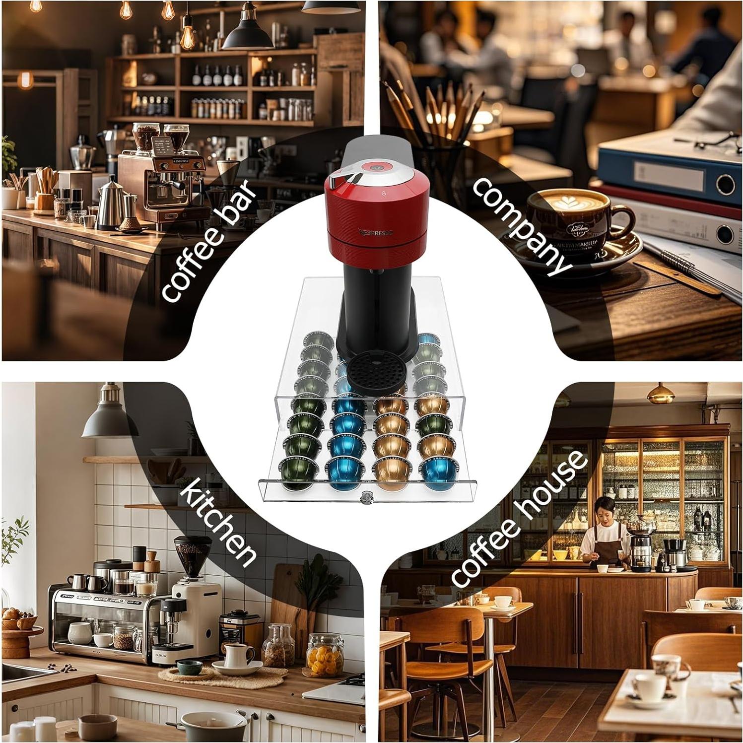 Soporte para Cápsulas Nespresso Vertuo Xronslute 32 Cáp.