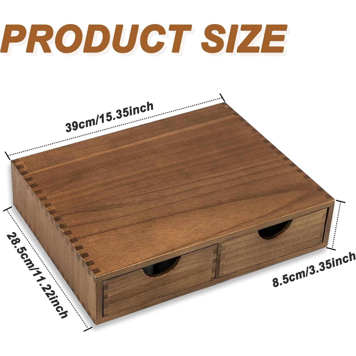 Caja de Almacenamiento de Cápsulas de Café de Madera Yeahjiae - 30 Cápsulas