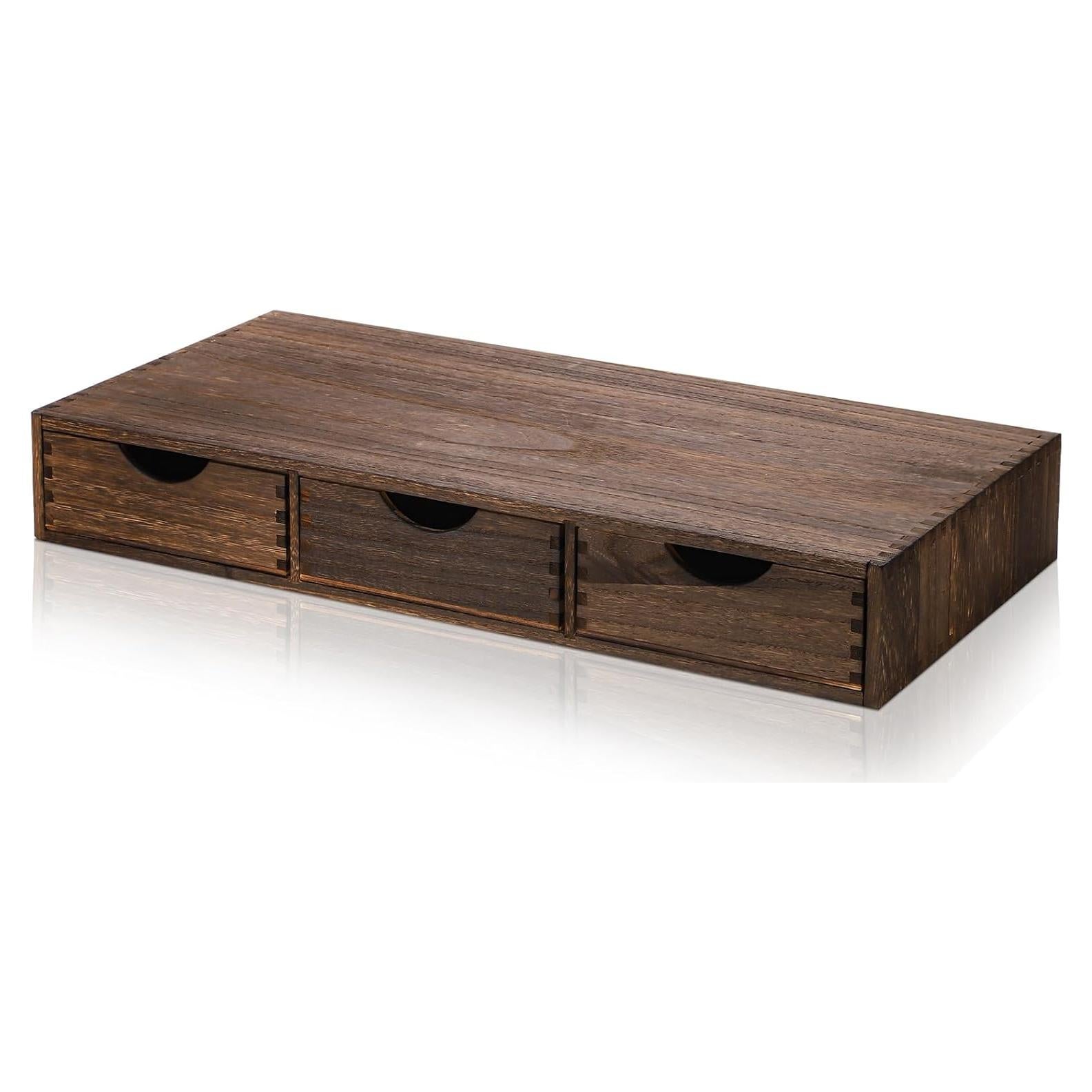Organizador de Cajones de Madera Suzile 3 Cajones 60x30 cm