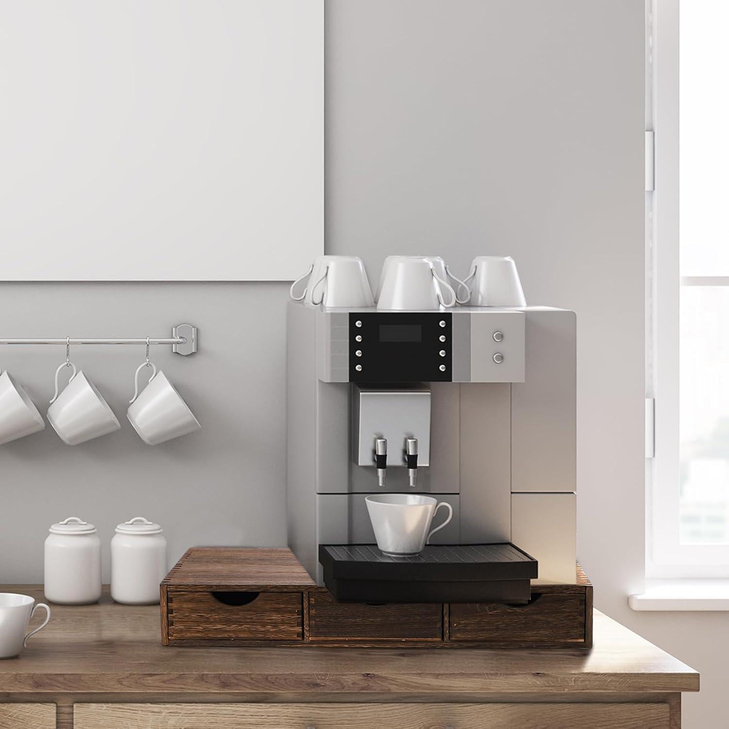 Organizador de Cajones de Madera Suzile 3 Cajones 60x30 cm