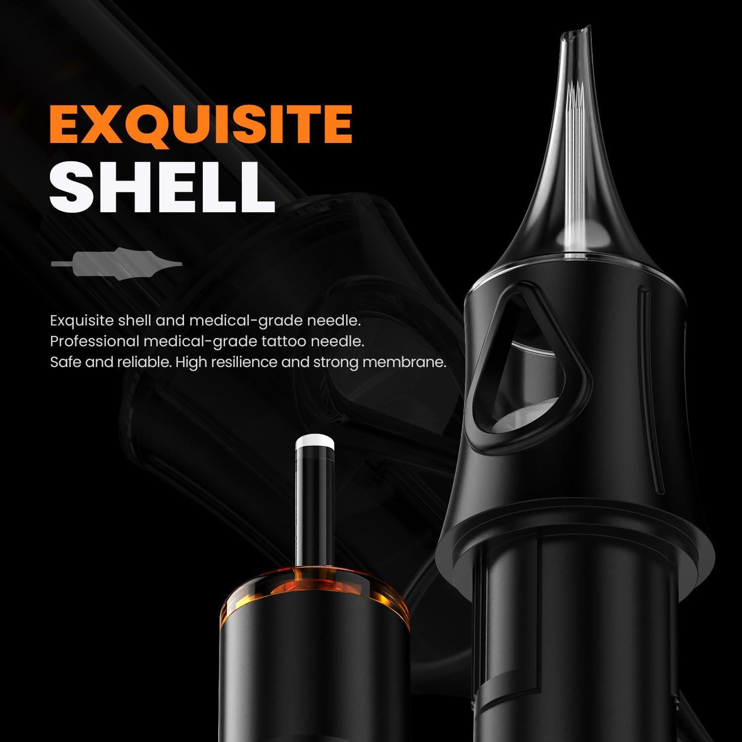 20 Agujas de Cartucho de Tatuaje Estándar #12 - Ackbun