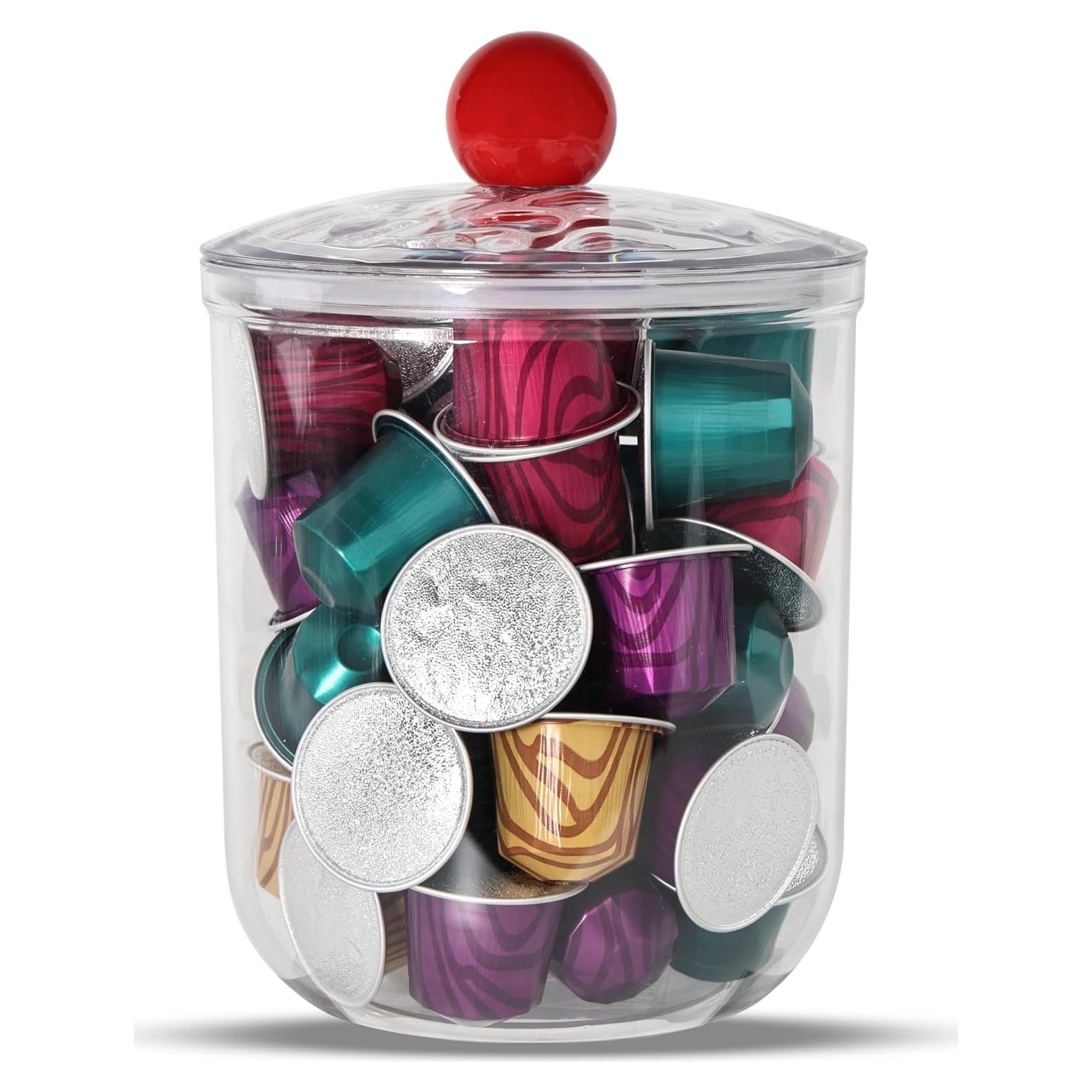 Soporte para Cápsulas de Café OKOMATCH 1400 ml Transparente