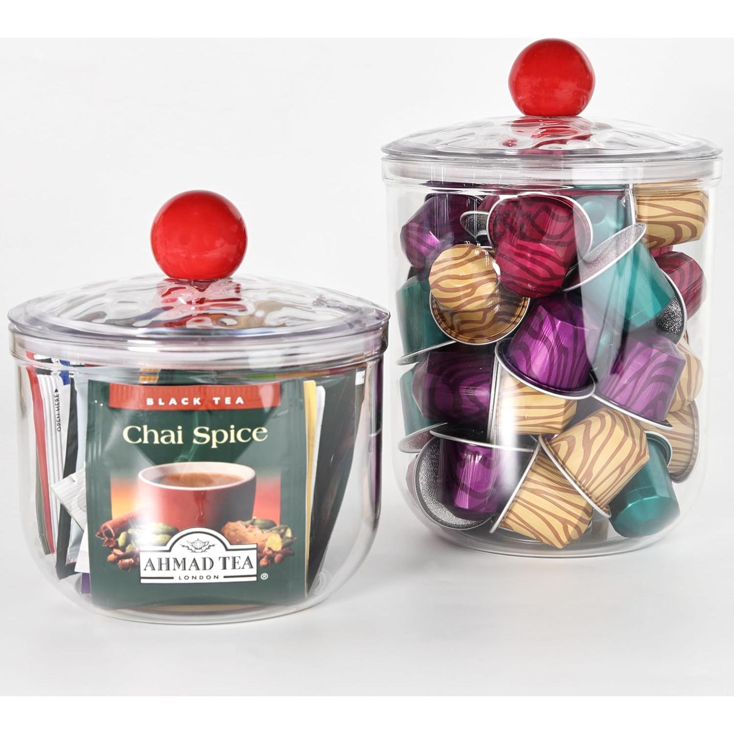 Soporte para Cápsulas de Café OKOMATCH 1400 ml Transparente