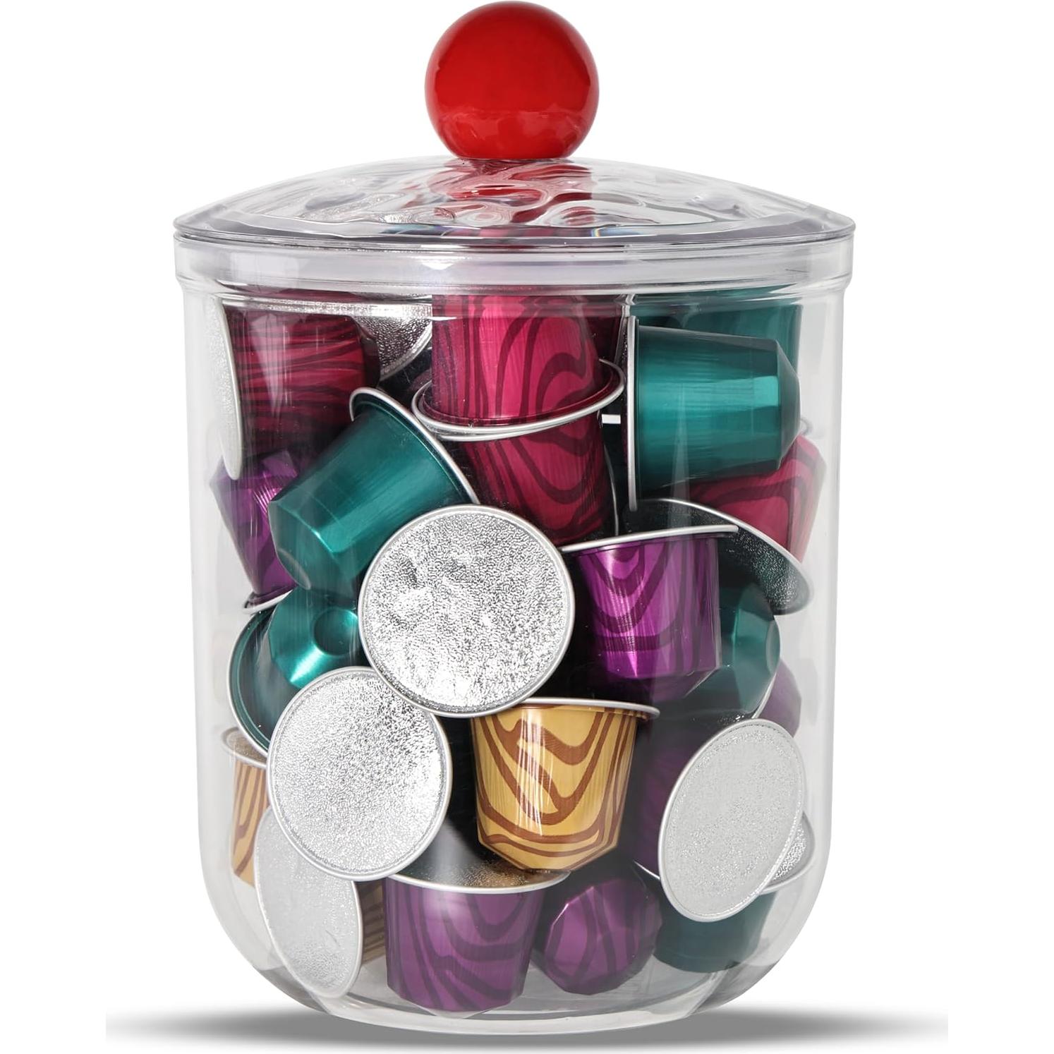 Soporte para Cápsulas de Café OKOMATCH 1400 ml Transparente