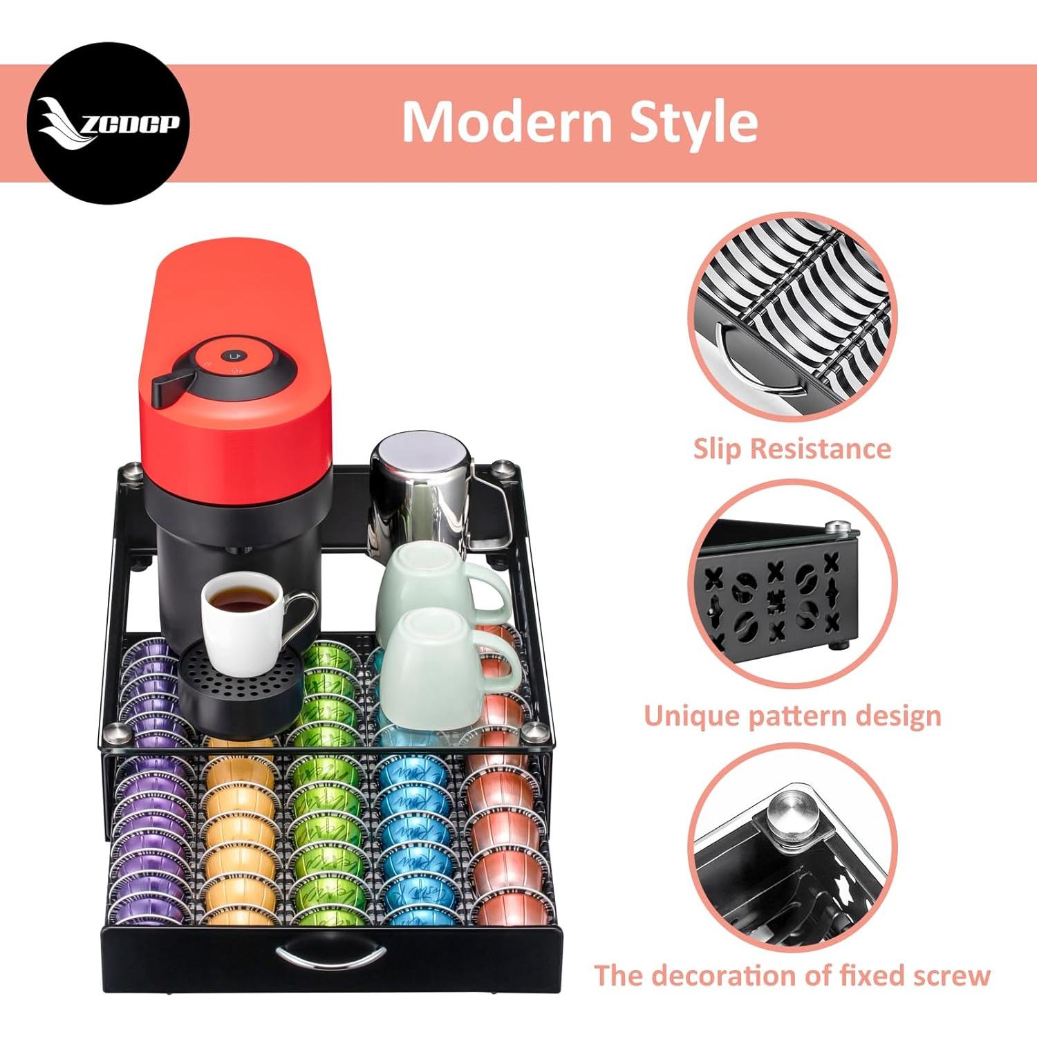 Soporte para Cápsulas de Café ZCDCP Vertuo - 50 Cápsulas