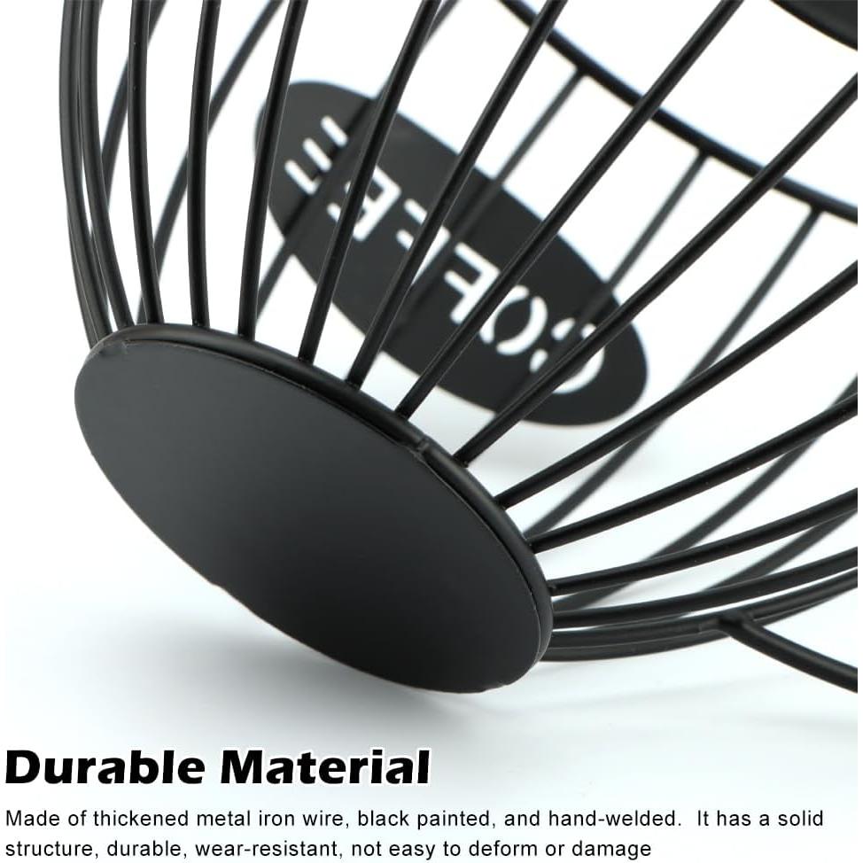 Soporte para Cápsulas de Café QWLWBU Negro 16x7.5x14cm