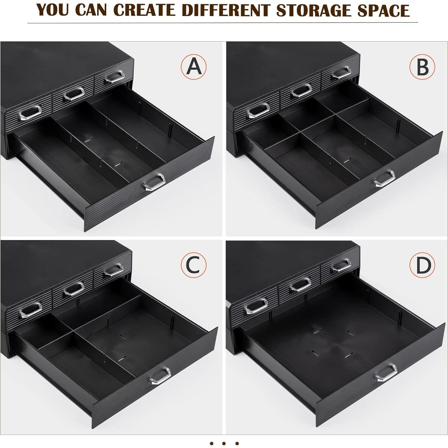 Organizador de Cápsulas de Café SZQINJI 72/96 Cápsulas 4 Cajones